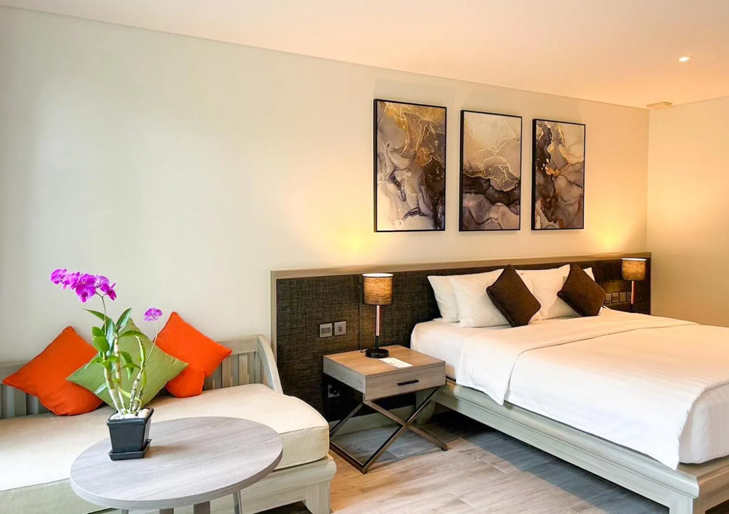 Bed in Paradox Resort Phuket