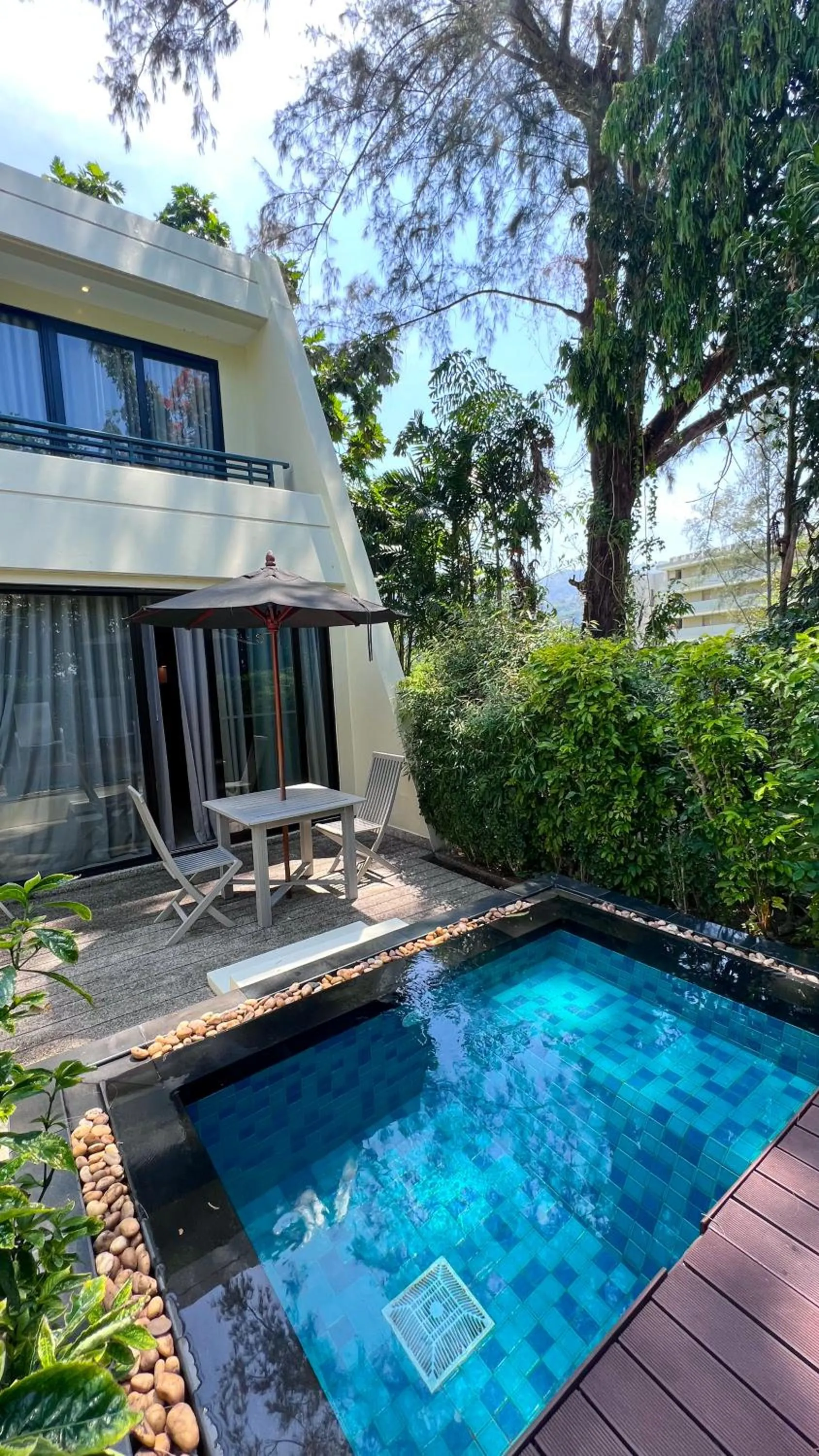 Seating area in Paradox Resort Phuket