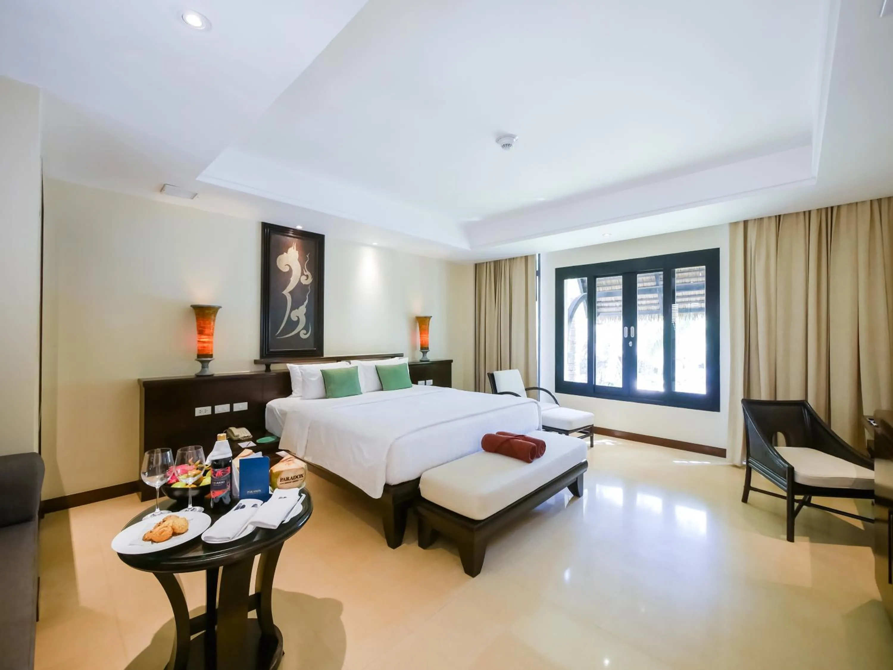 Bed in Paradox Resort Phuket