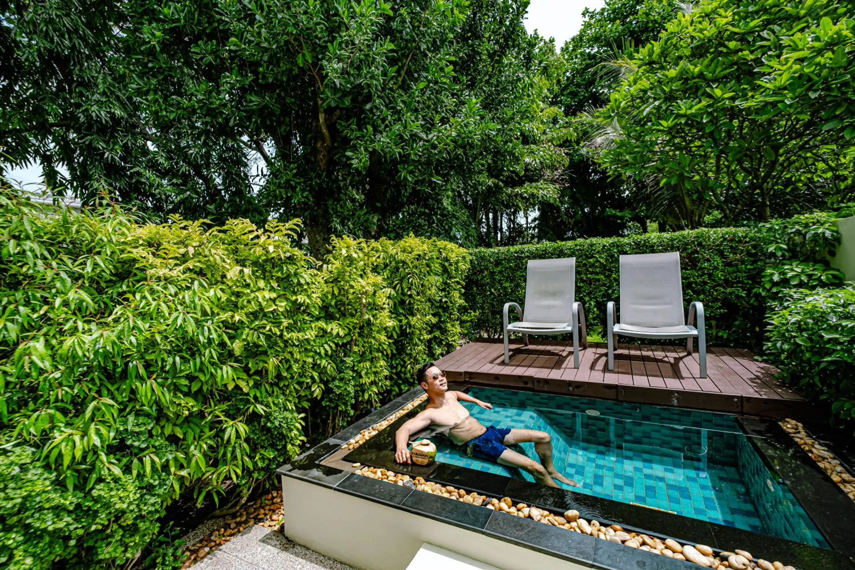 Garden in Paradox Resort Phuket