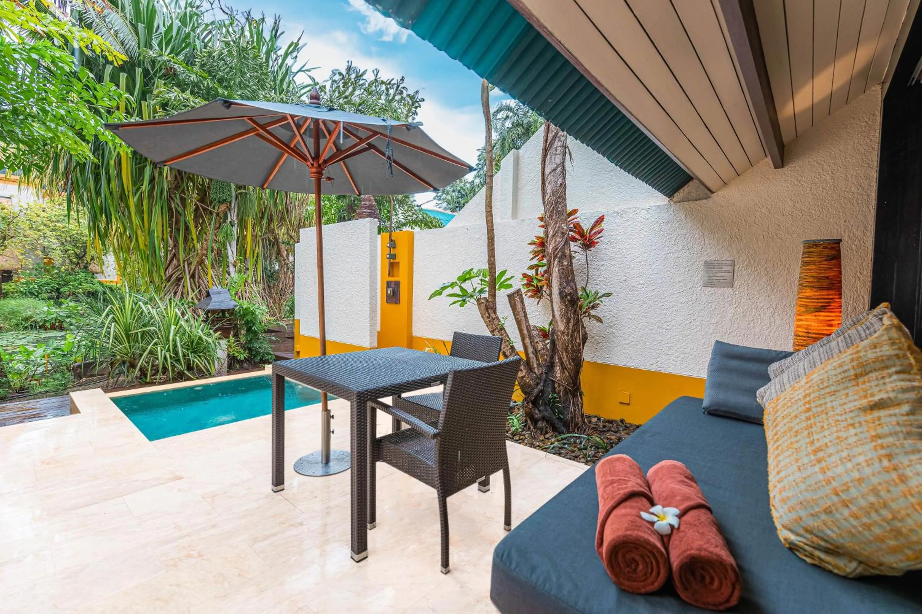 Seating area in Paradox Resort Phuket