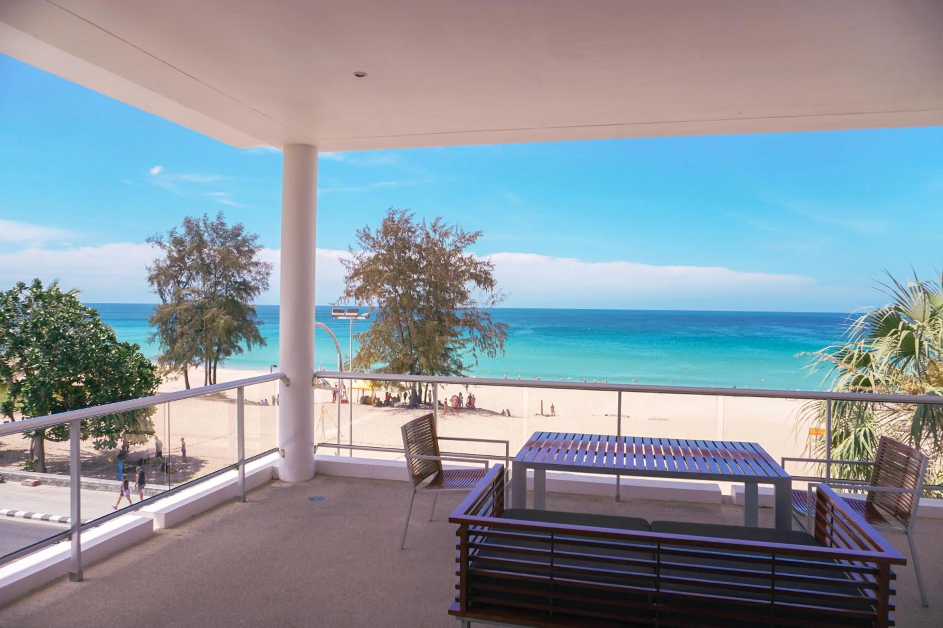 View (from property/room), Bed in Paradox Resort Phuket