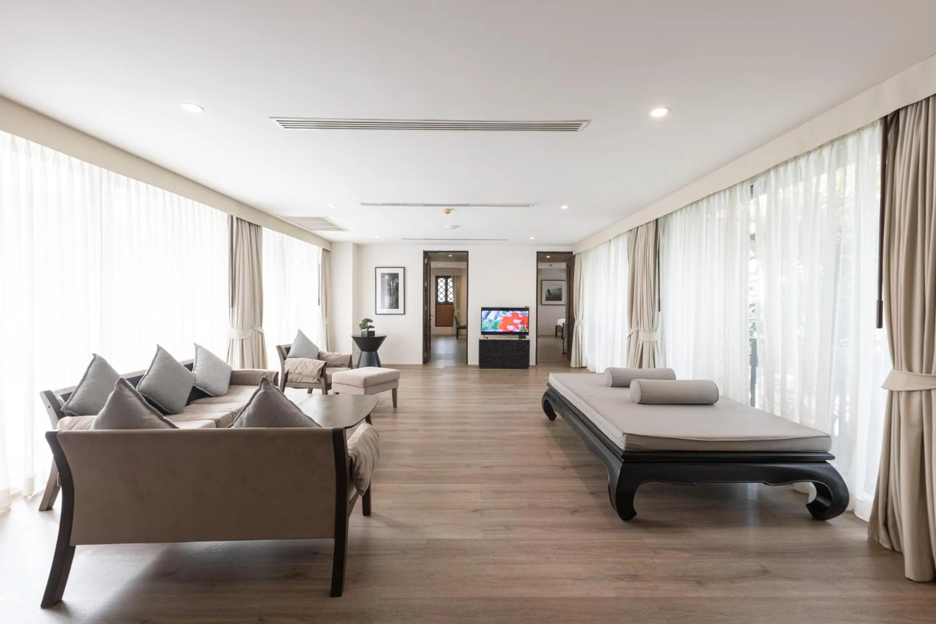 Living room, Bed in The Palayana Hua Hin