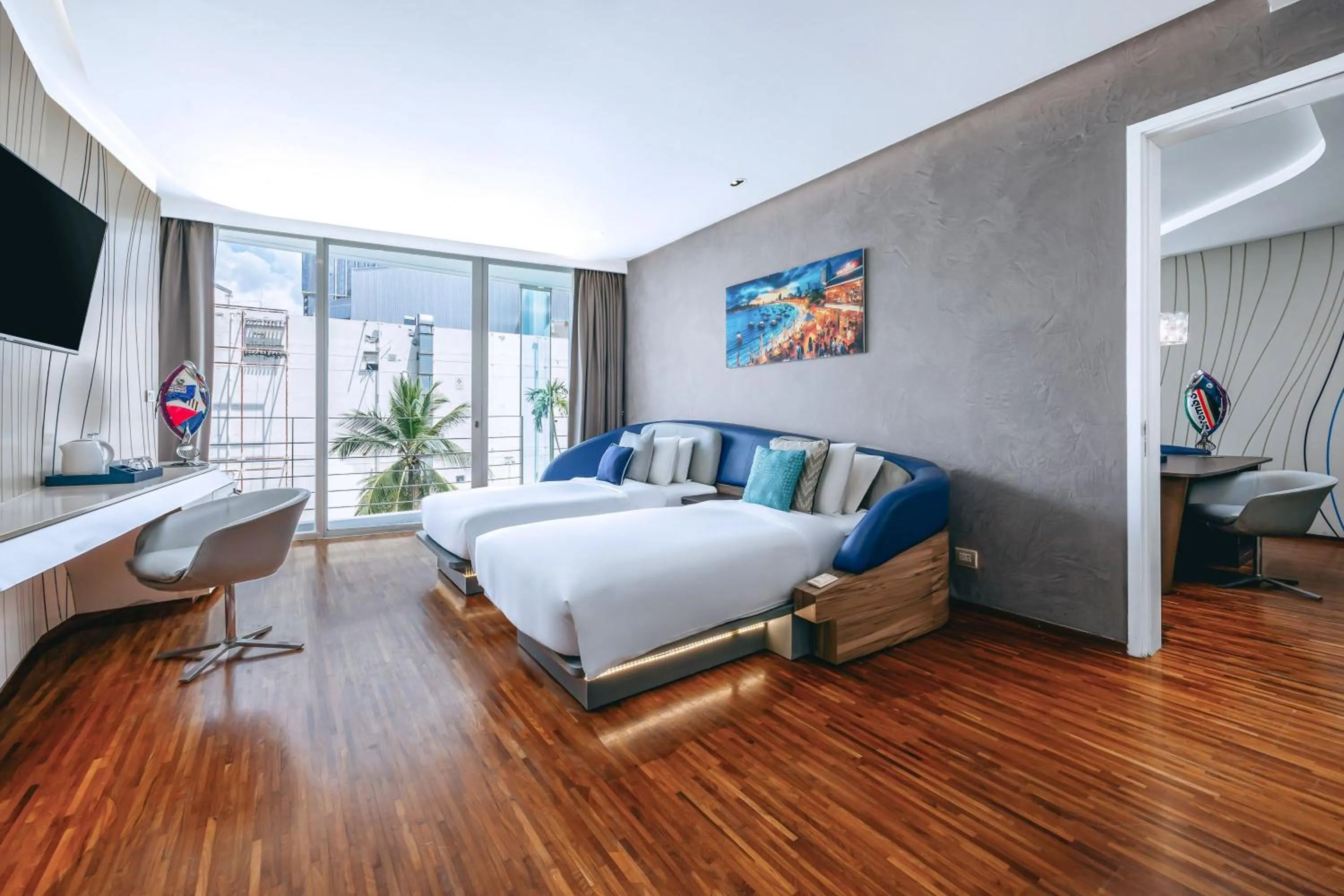 Bed in Hotel Baraquda Heeton Pattaya by Compass Hospitality