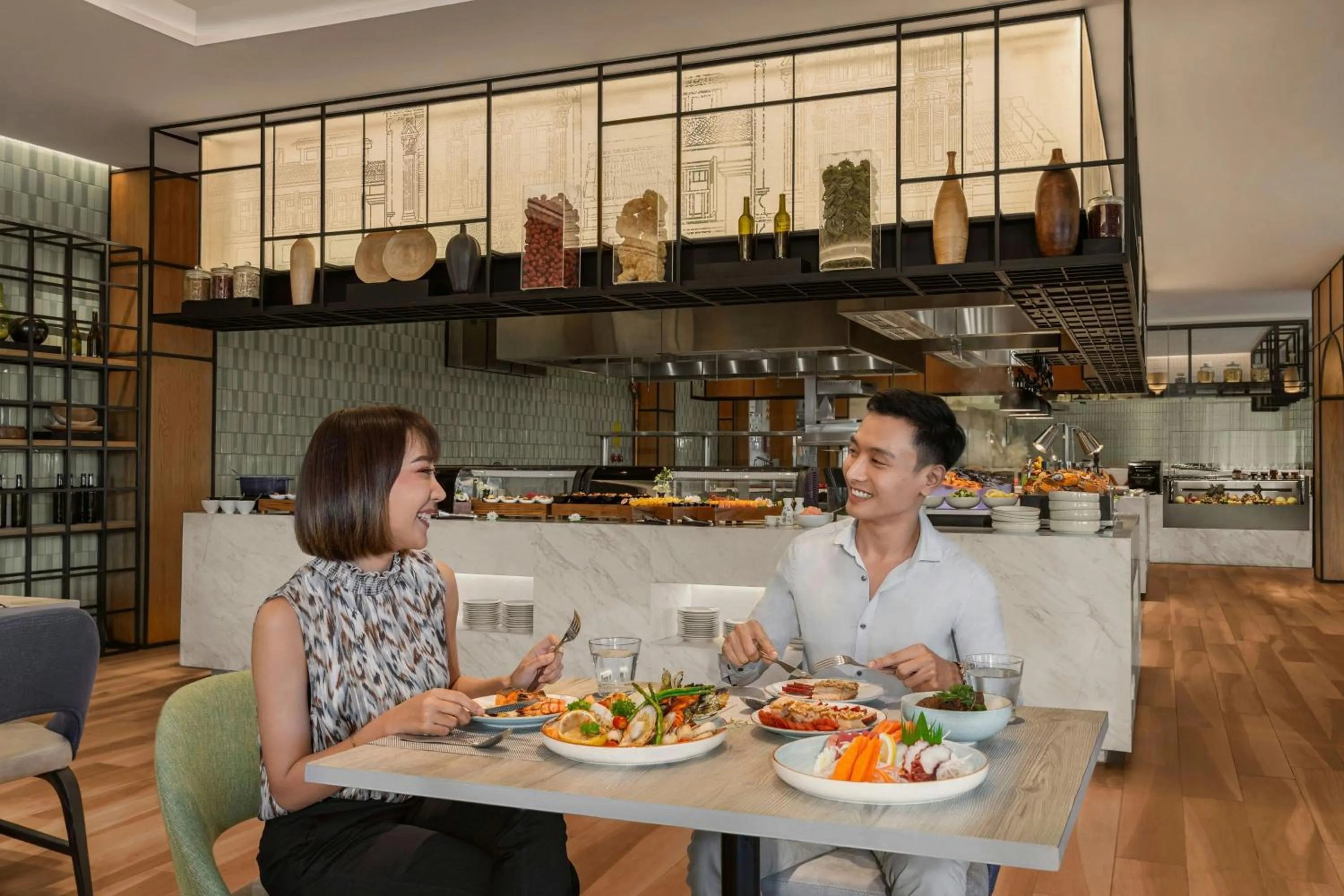 Restaurant/places to eat in Courtyard by Marriott Phuket Town