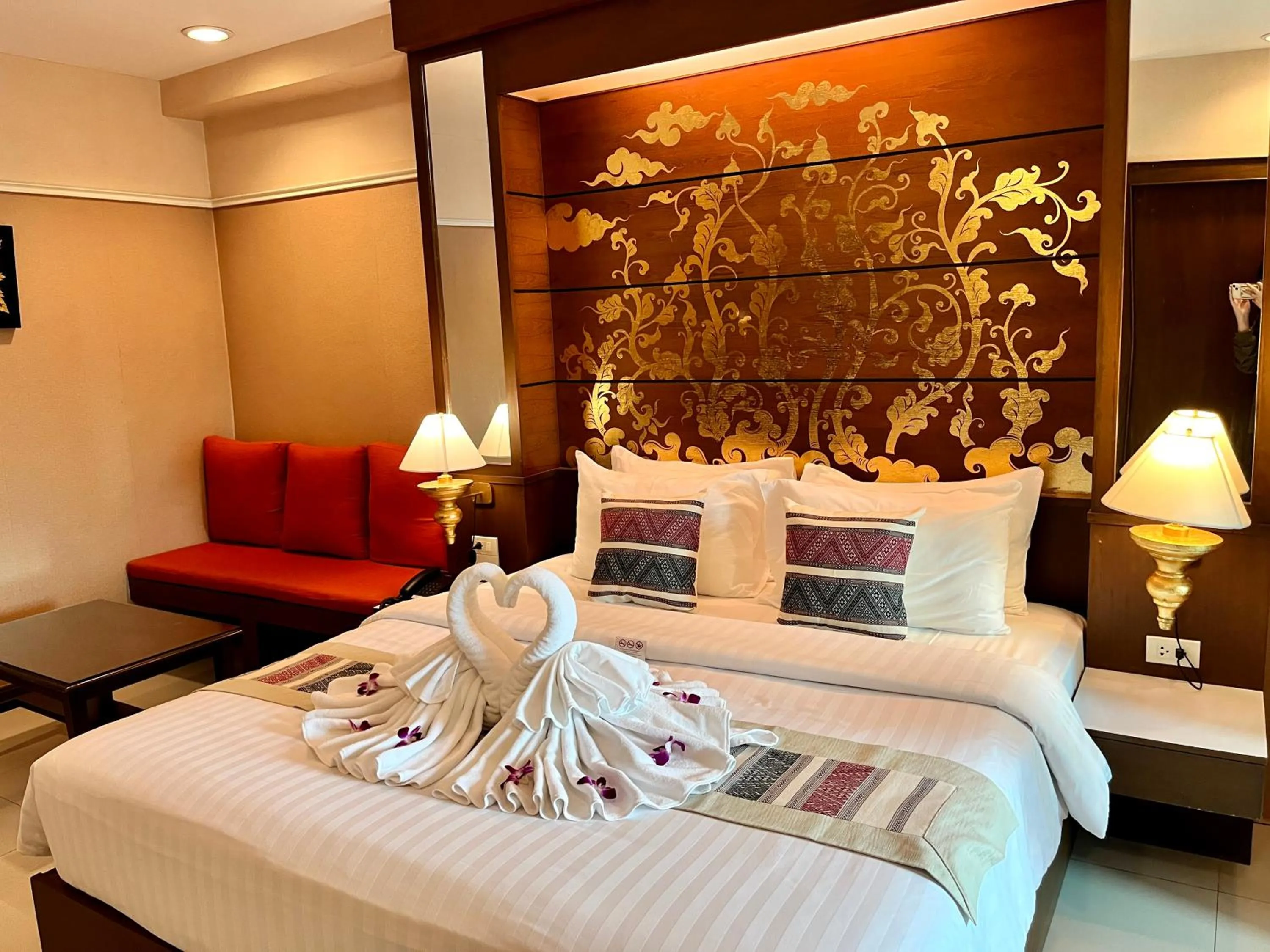 Bed in Mariya Boutique Hotel At Suvarnabhumi Airport