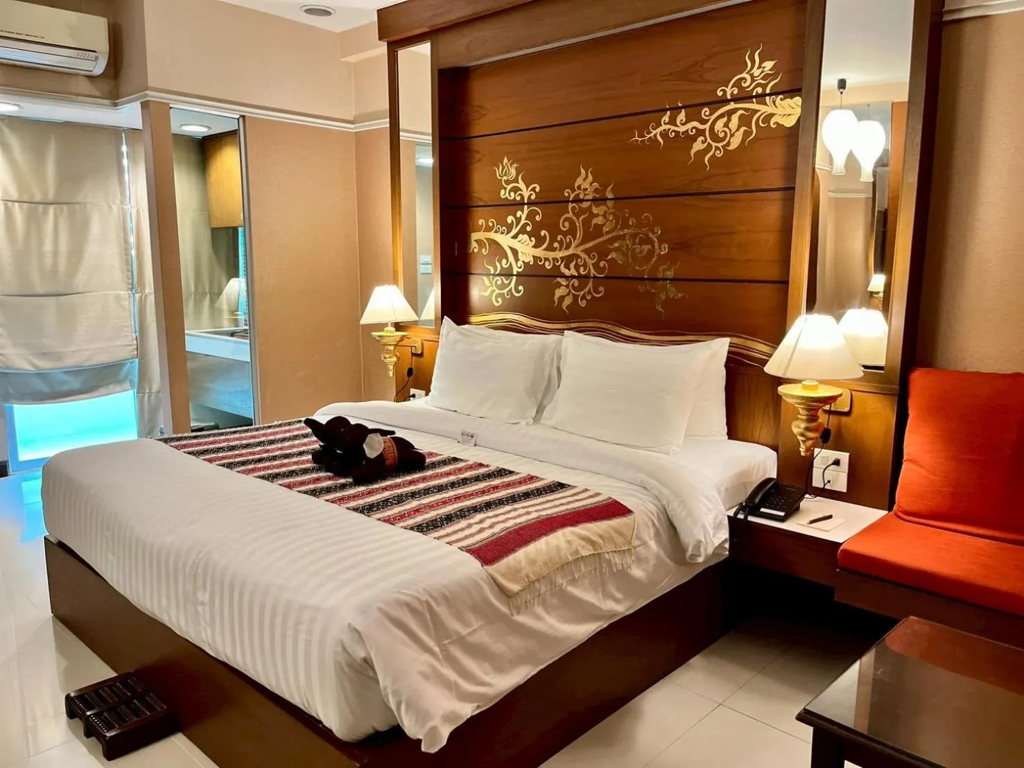 Bedroom, Bed in Mariya Boutique Hotel At Suvarnabhumi Airport