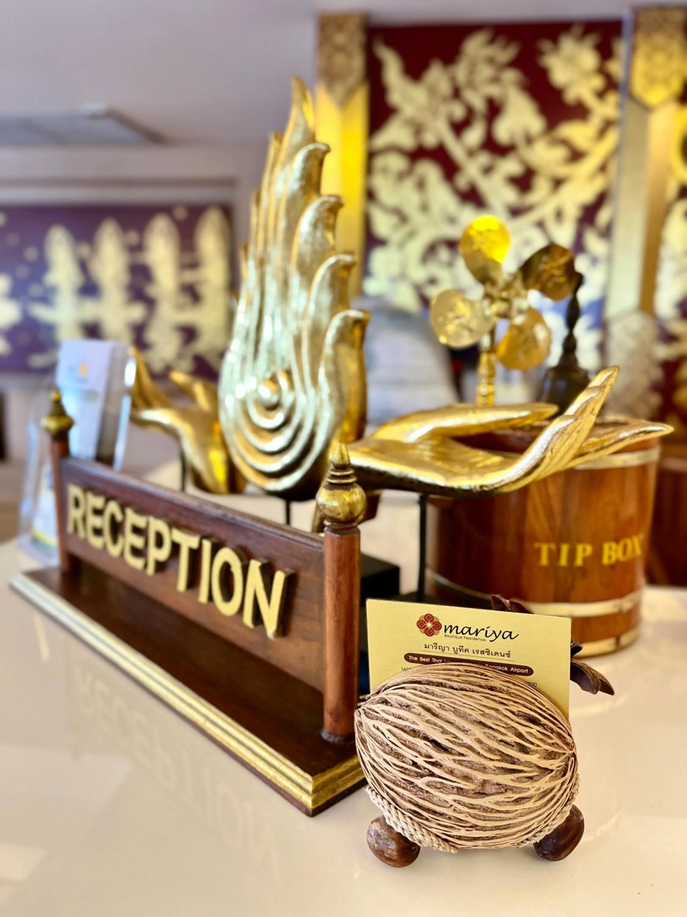 Lobby or reception in Mariya Boutique Hotel At Suvarnabhumi Airport