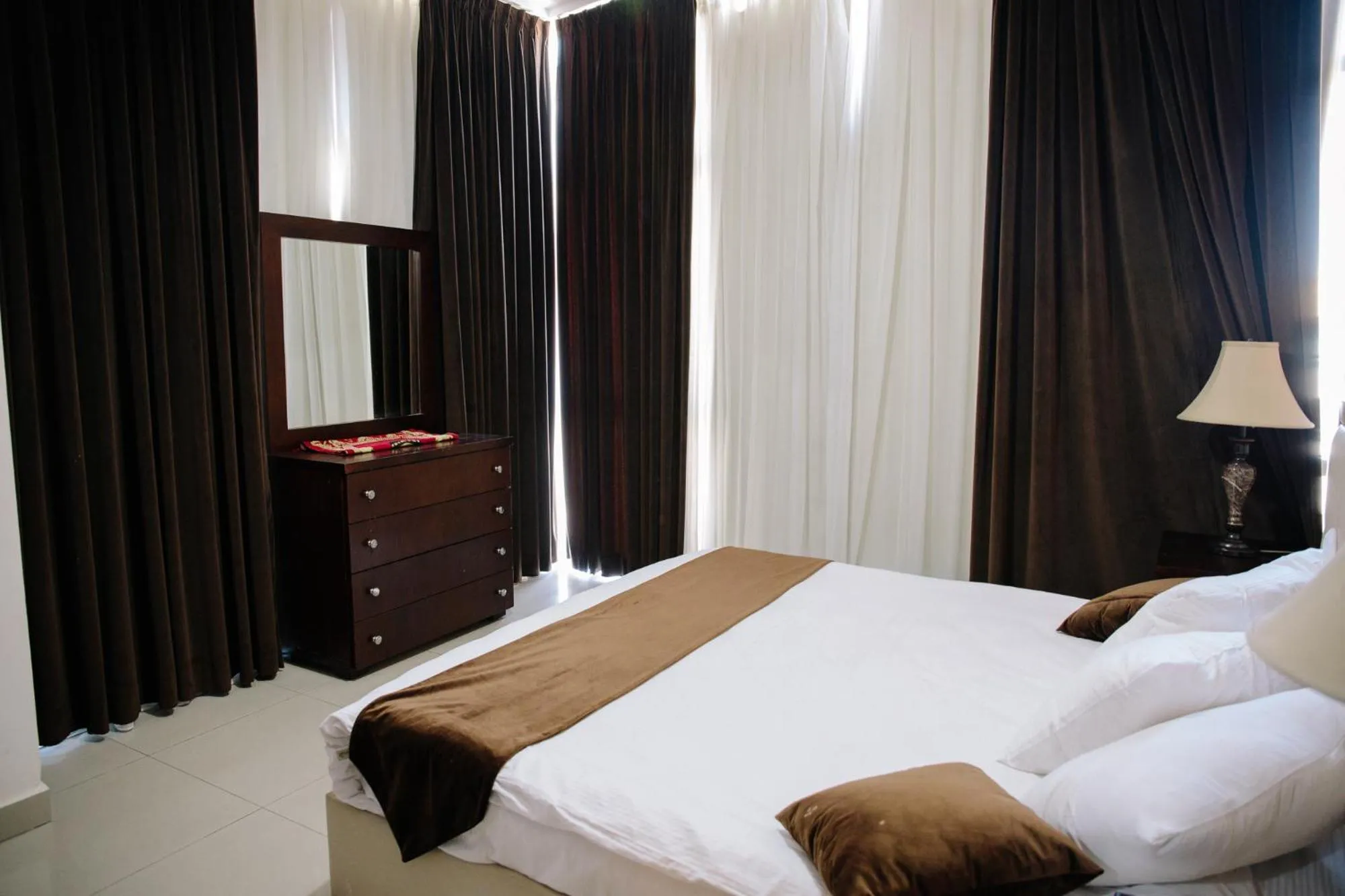 Bed in Madina Suites
