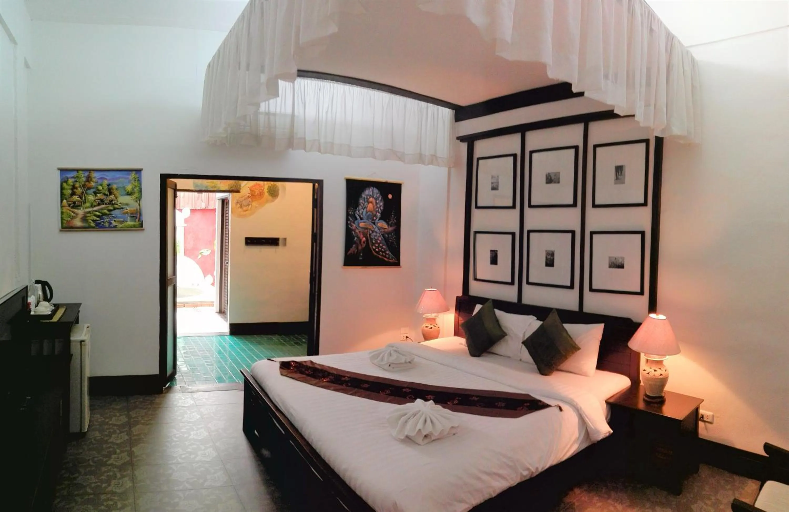 Bedroom, Bed in Rainforest ChiangMai Hotel