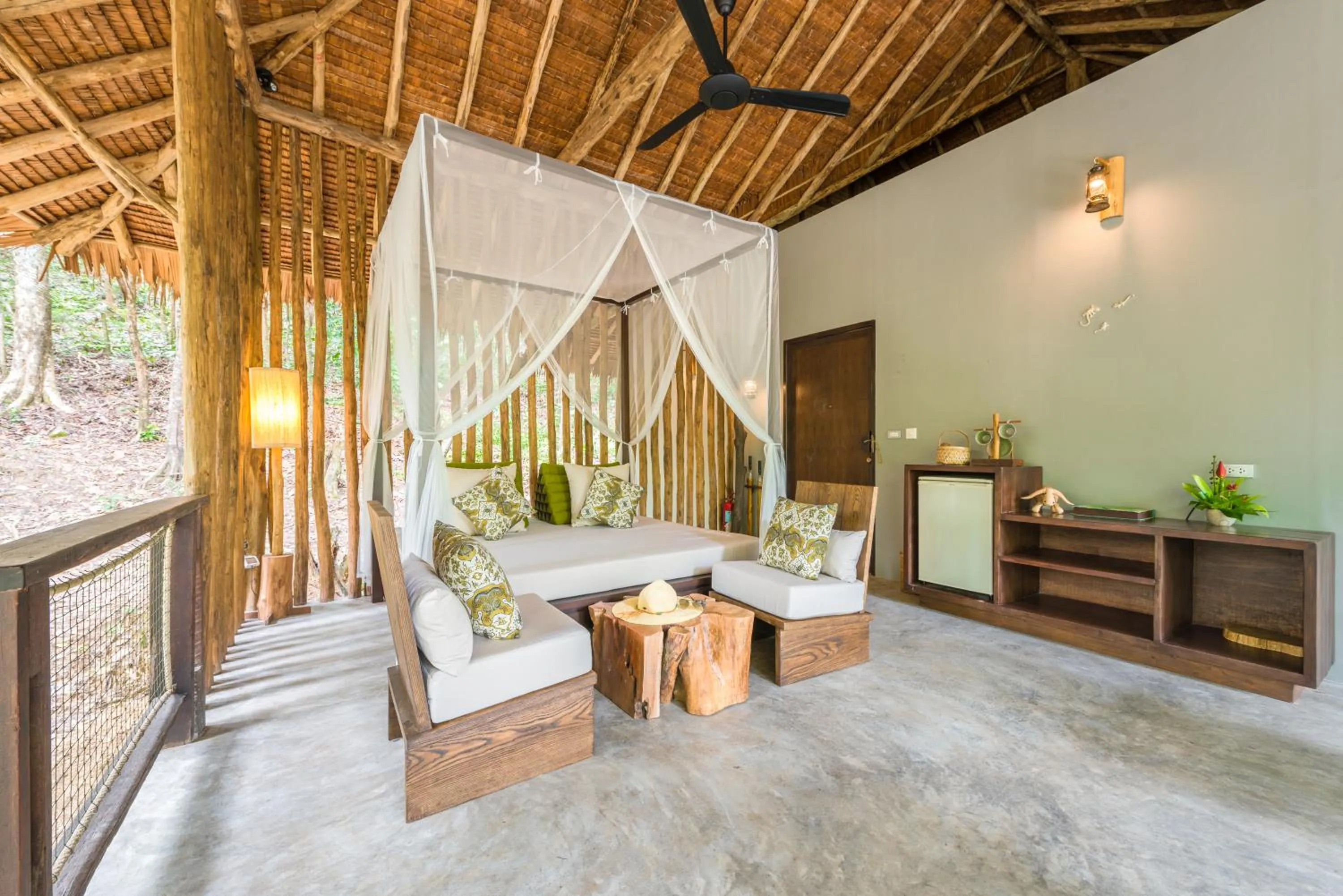 Seating area in Koh Yao Yai Village