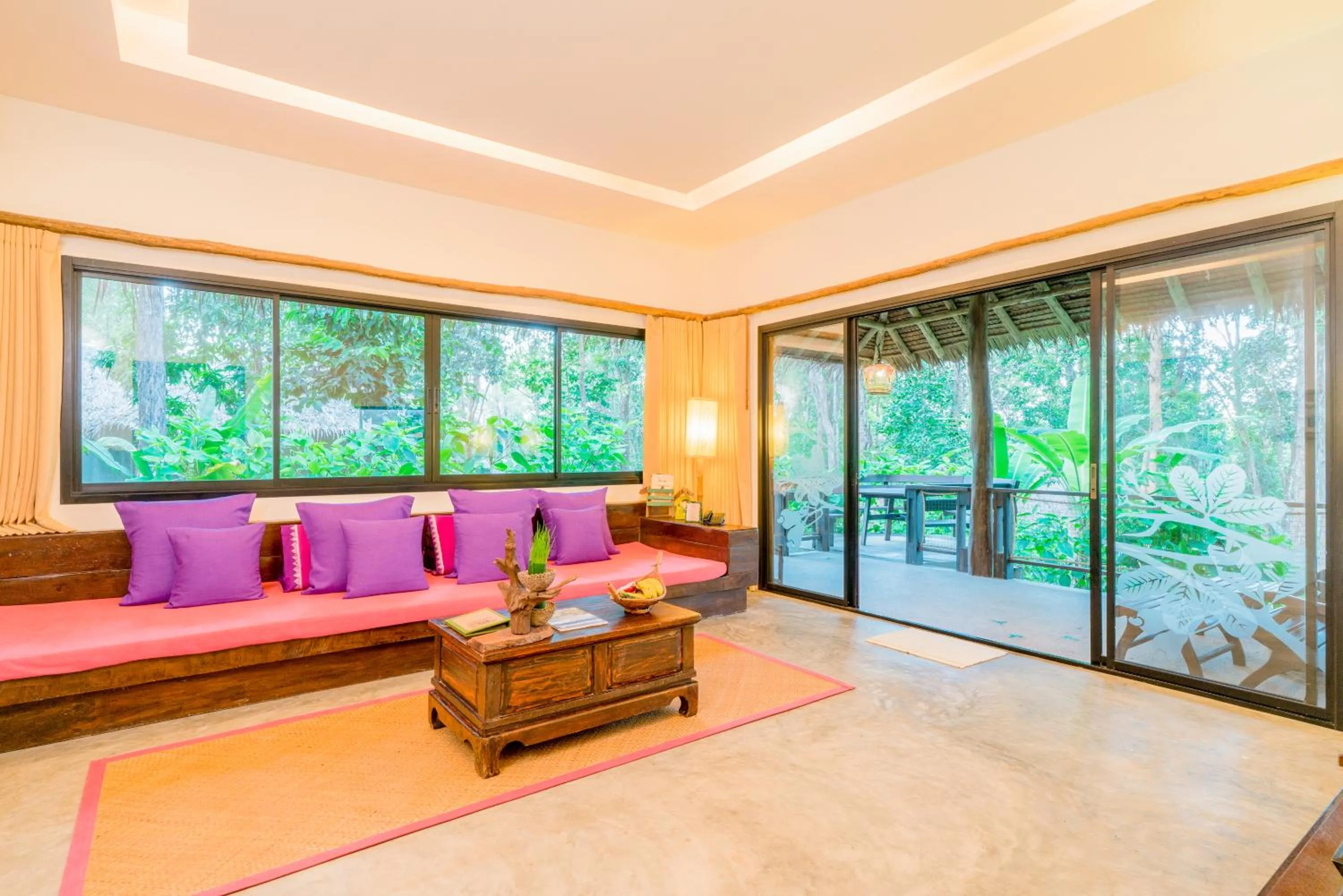 Living room in Koh Yao Yai Village