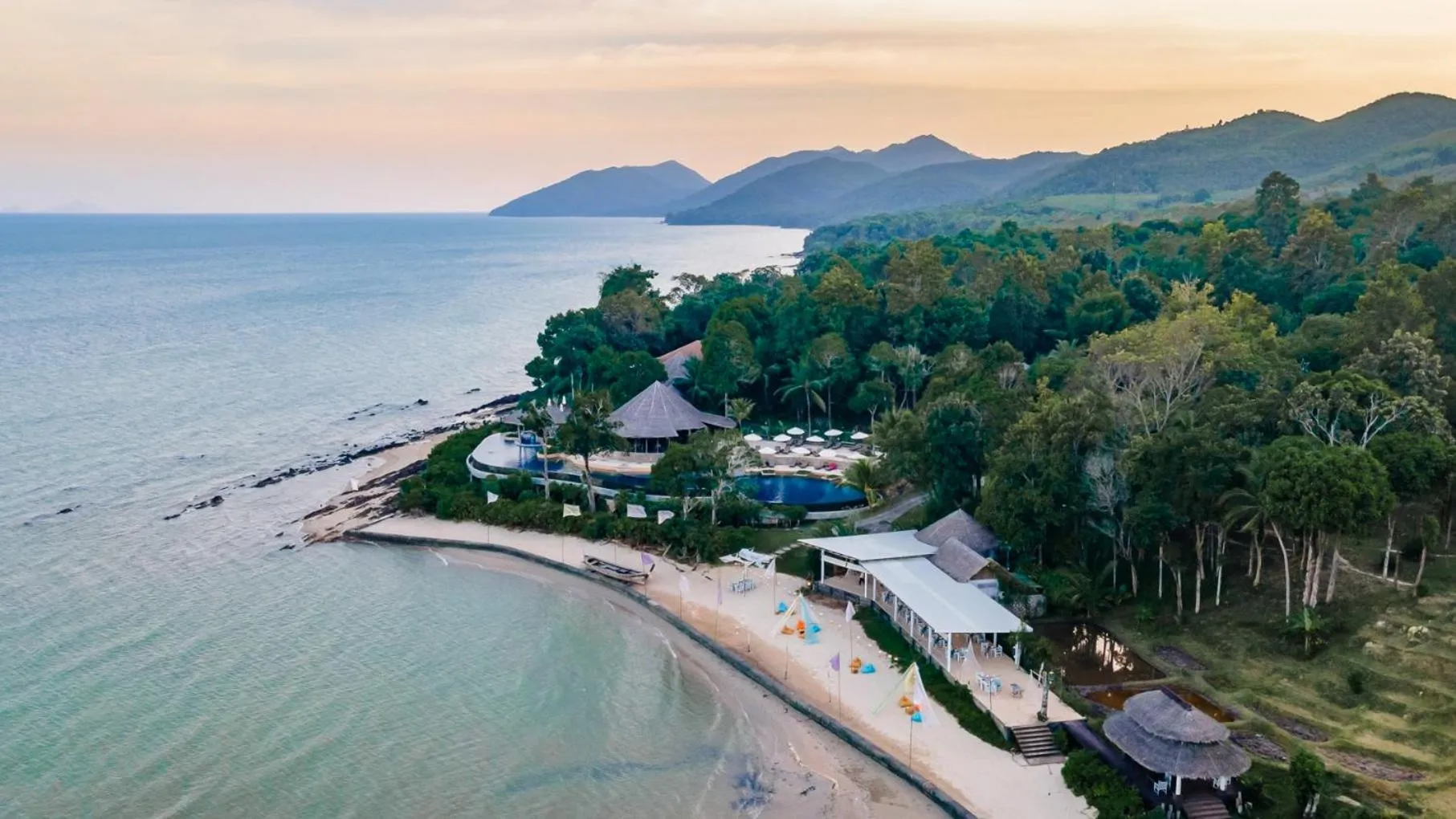 Bird's eye view in Koh Yao Yai Village