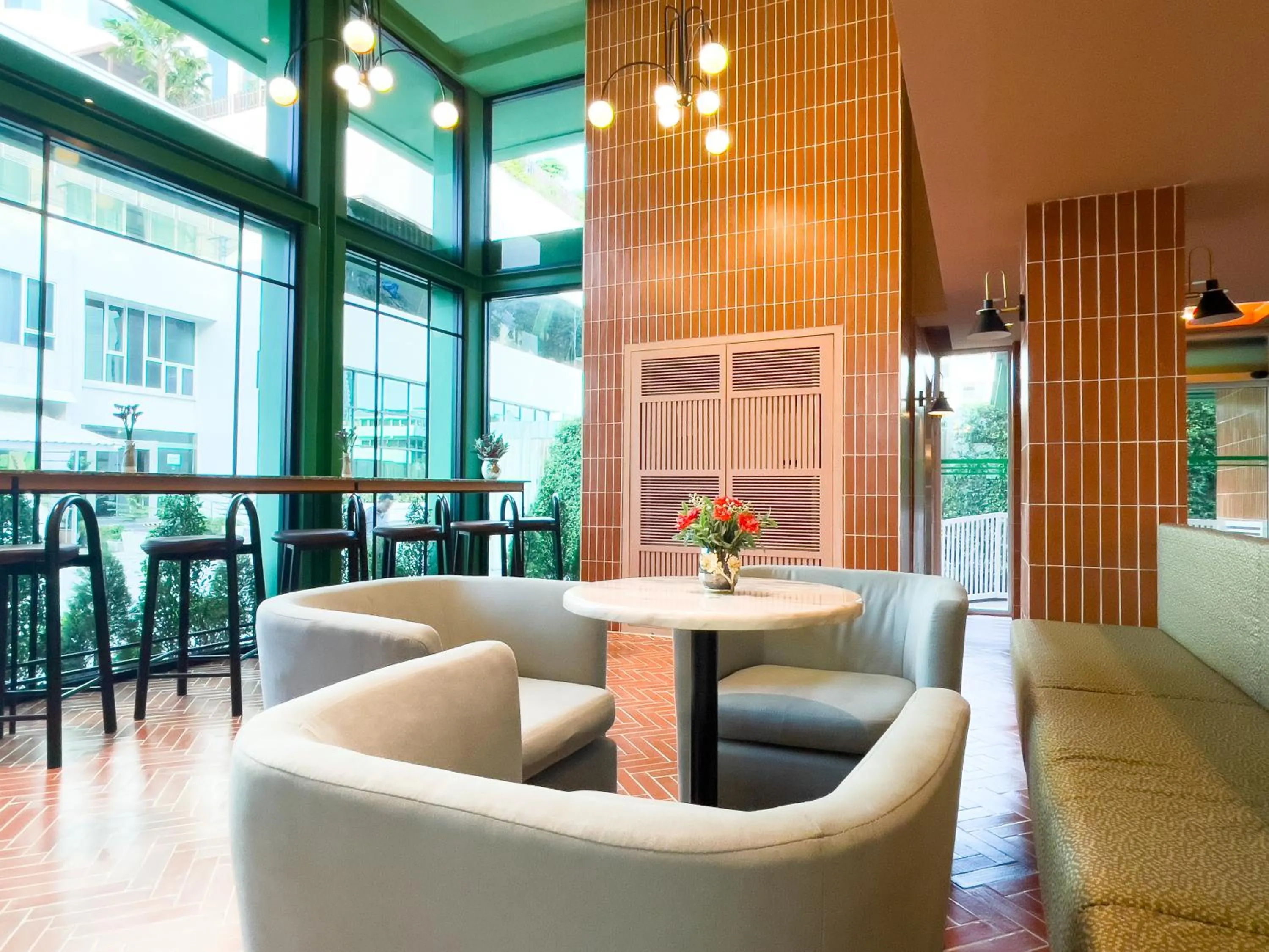 Lobby or reception in Happihaus Hotel Bangkok
