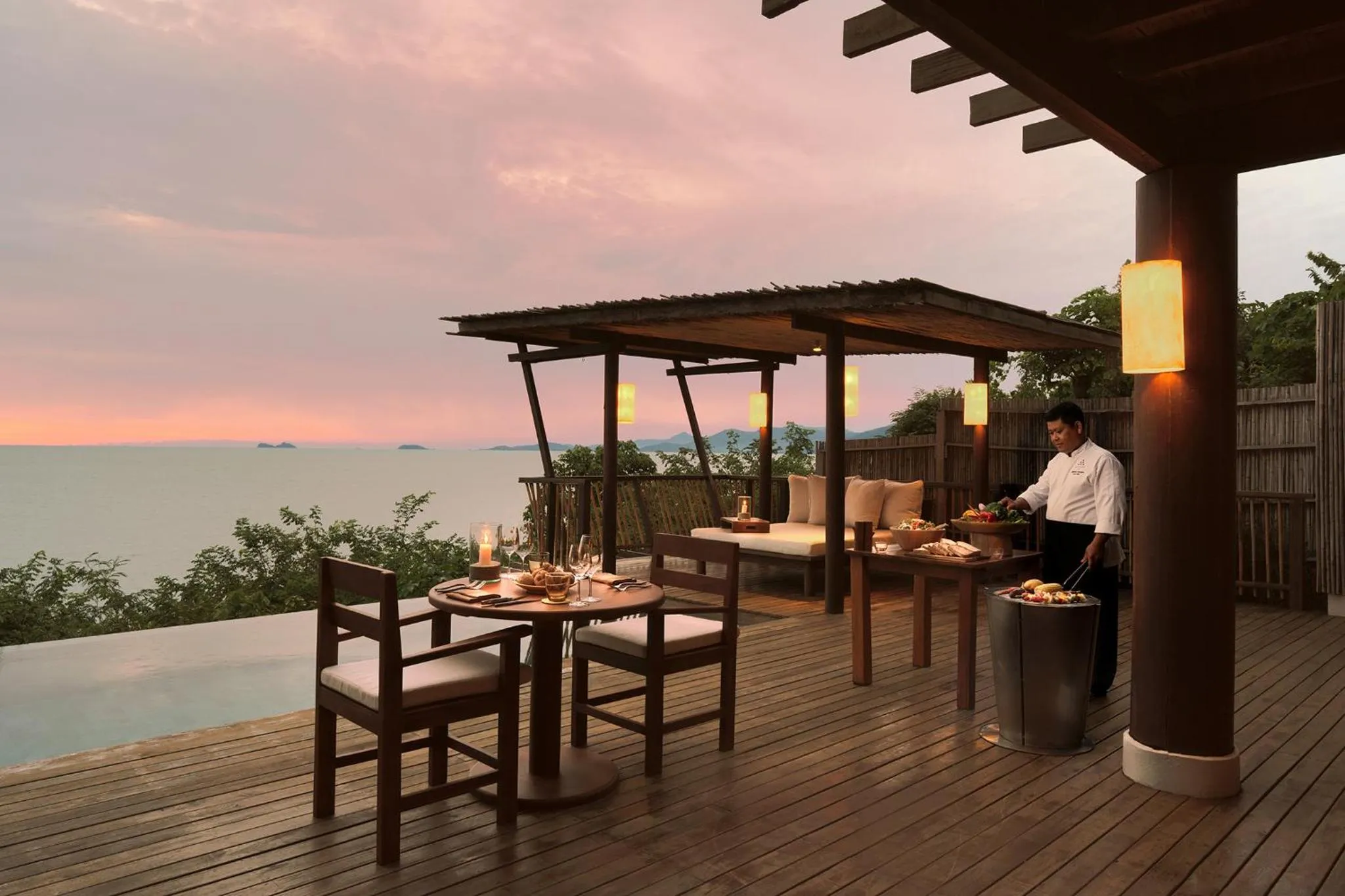 BBQ facilities in Six Senses Samui