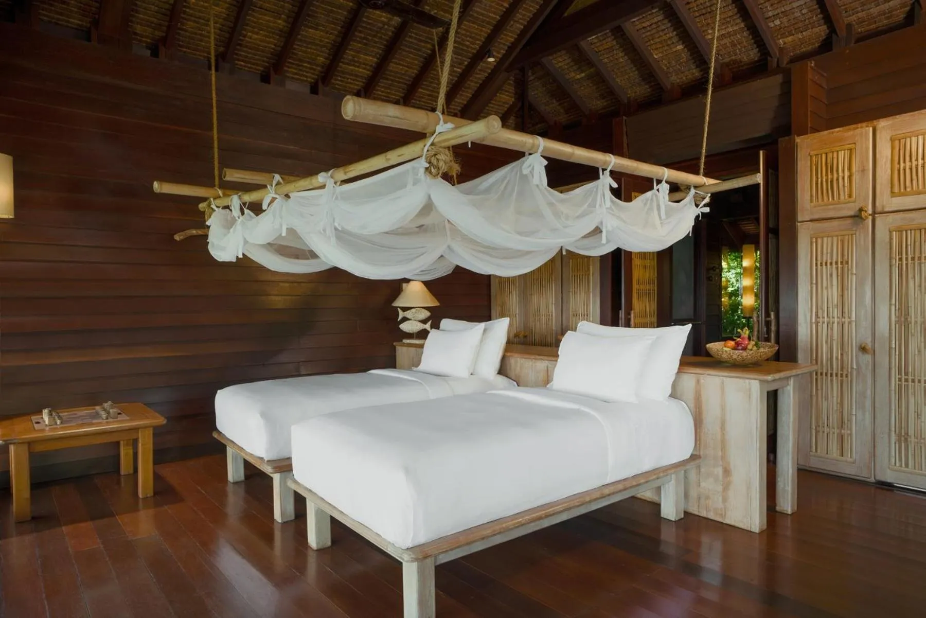 Bed in Six Senses Yao Noi