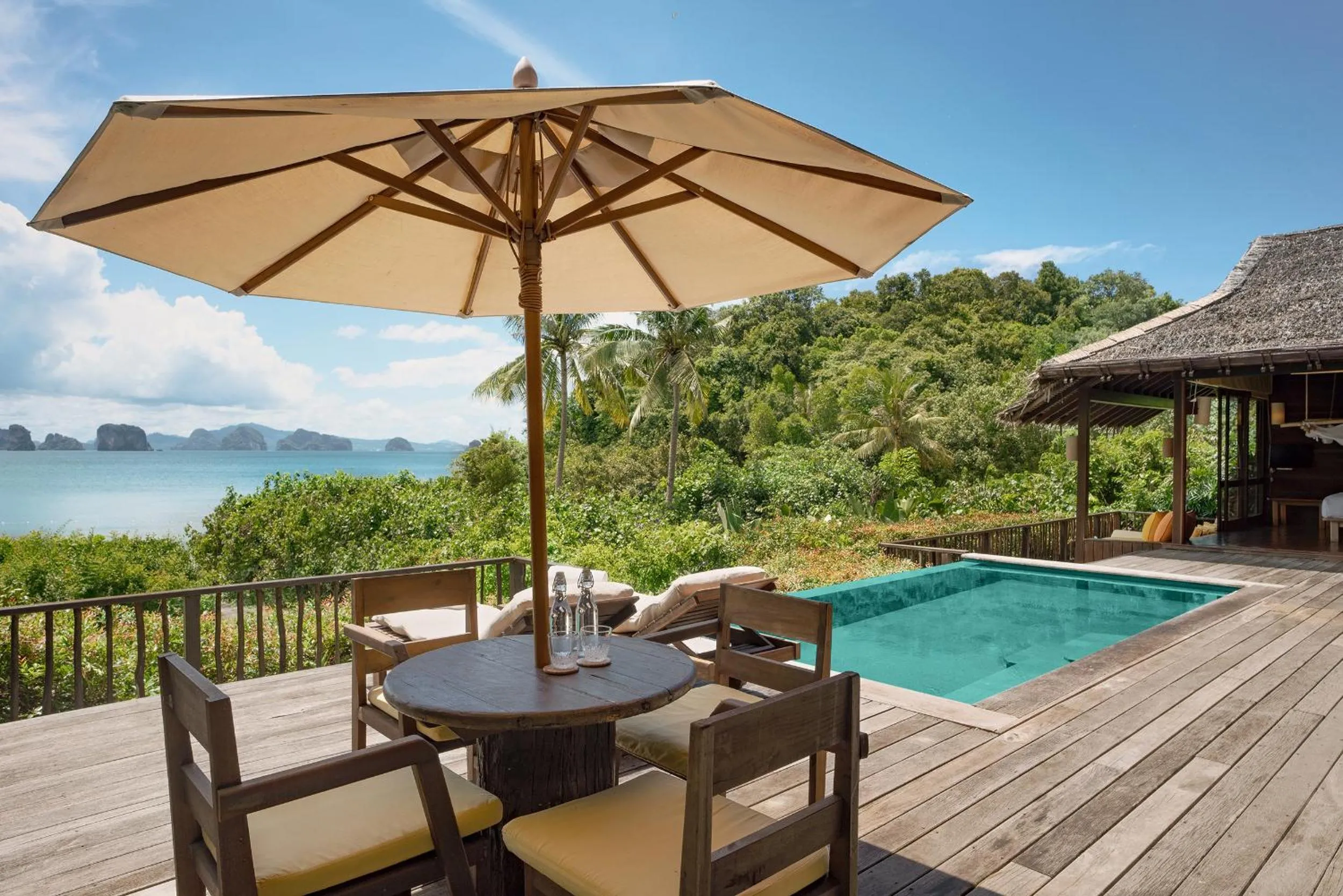 Patio in Six Senses Yao Noi
