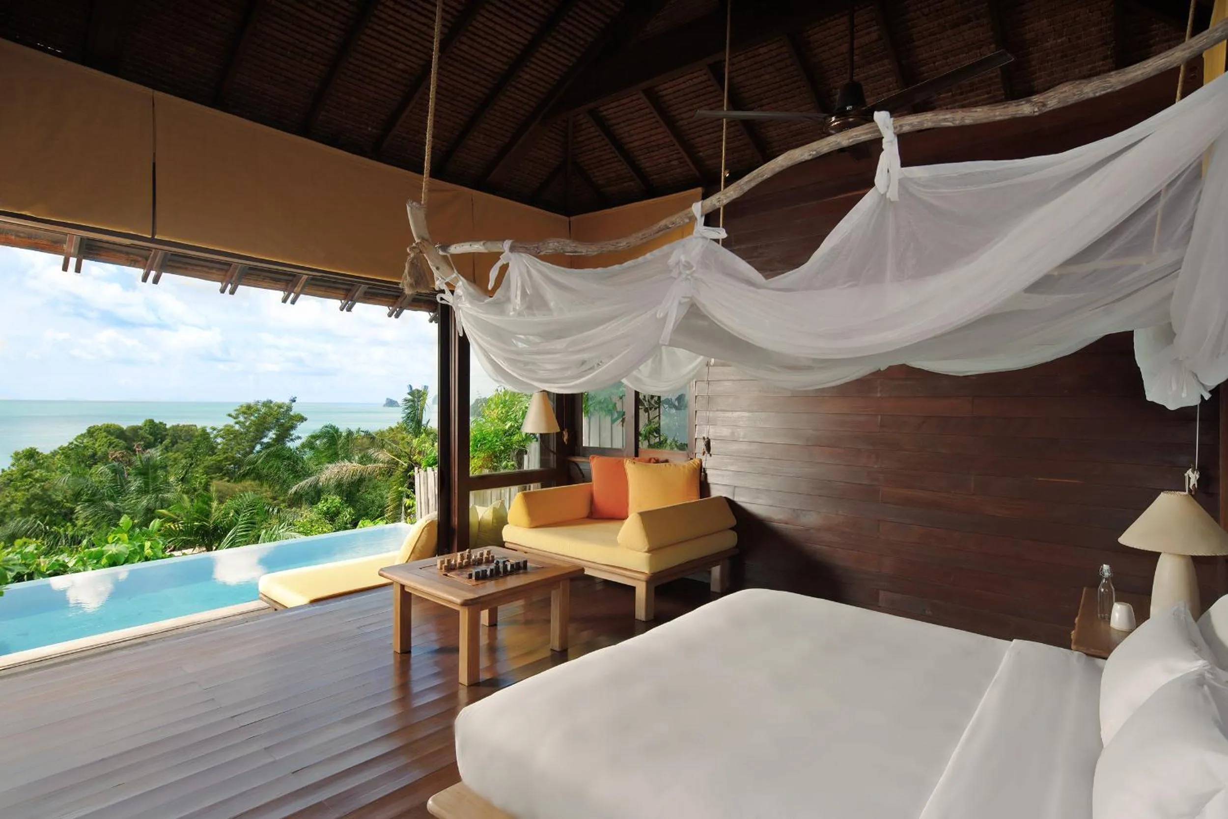 Patio, Bed in Six Senses Yao Noi