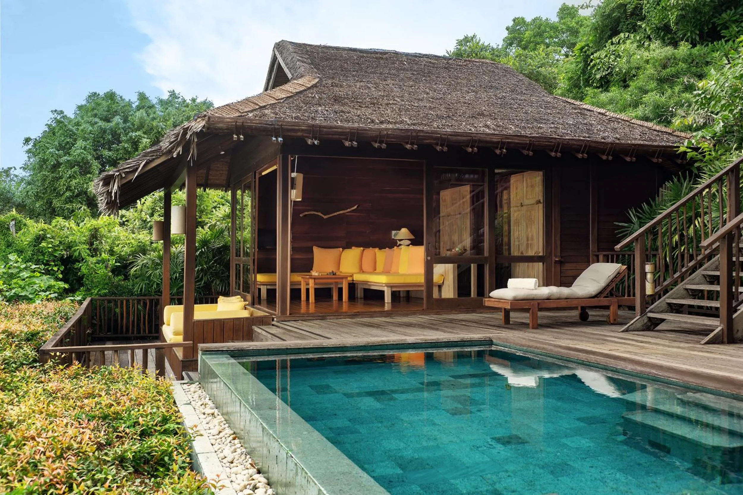 Patio in Six Senses Yao Noi