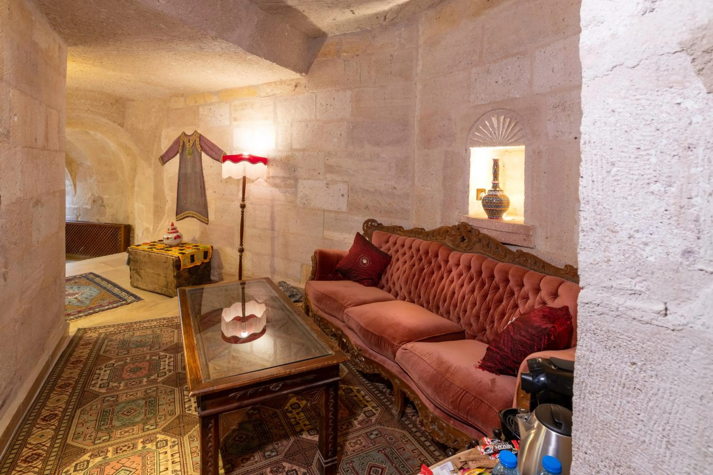 Hot Tub in Cappadocia Gamirasu Cave Hotel