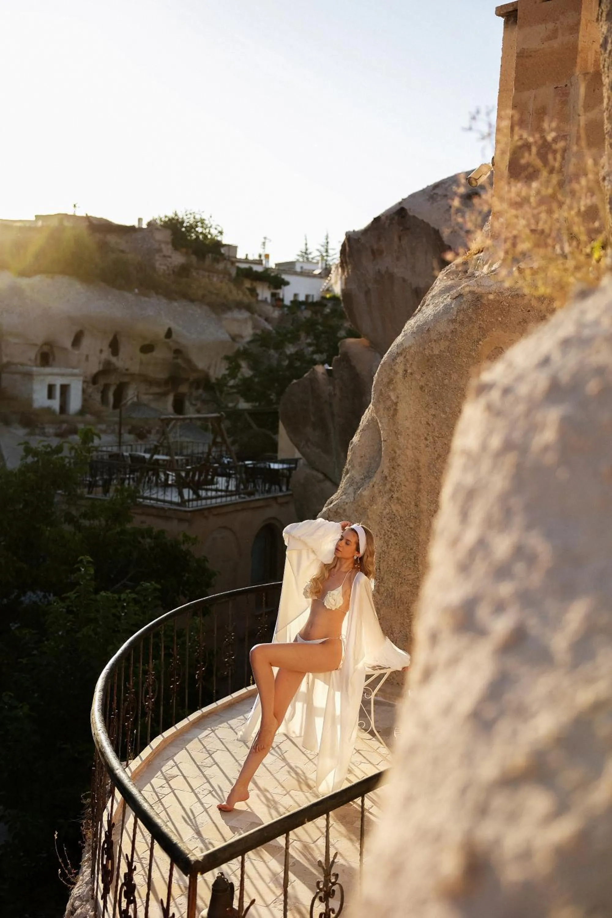 Landmark view in Cappadocia Gamirasu Cave Hotel