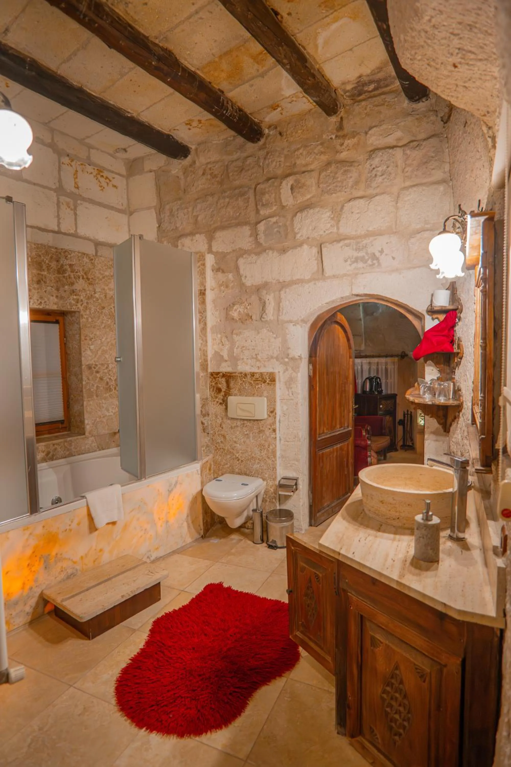 Hot Tub in Cappadocia Gamirasu Cave Hotel