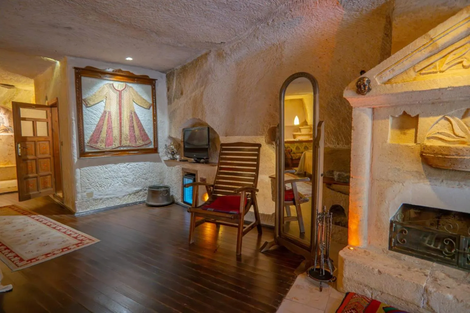 Bed in Cappadocia Gamirasu Cave Hotel