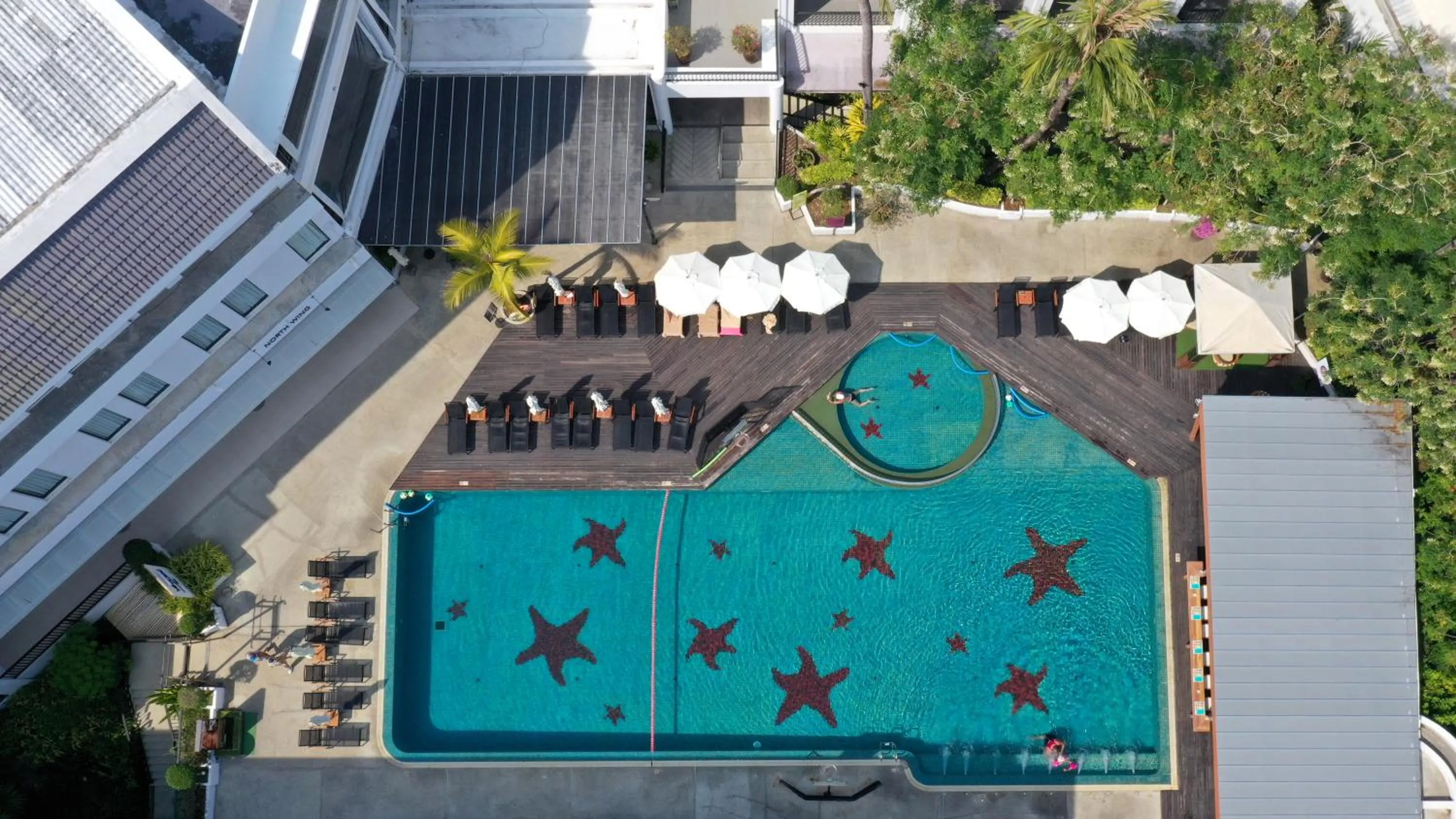 Swimming pool in Sawaddi Patong Resort & Spa by Tolani