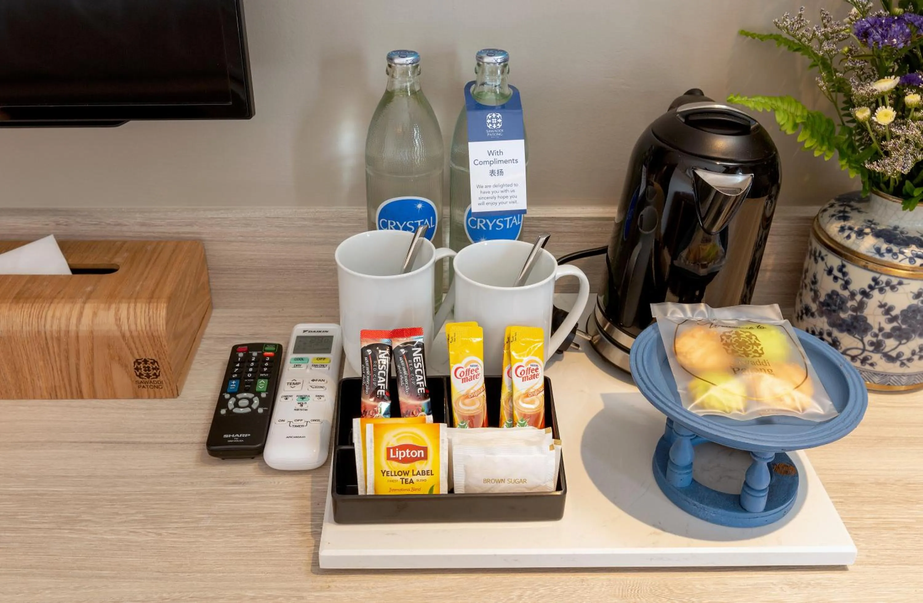 Coffee/tea facilities in Sawaddi Patong Resort & Spa by Tolani