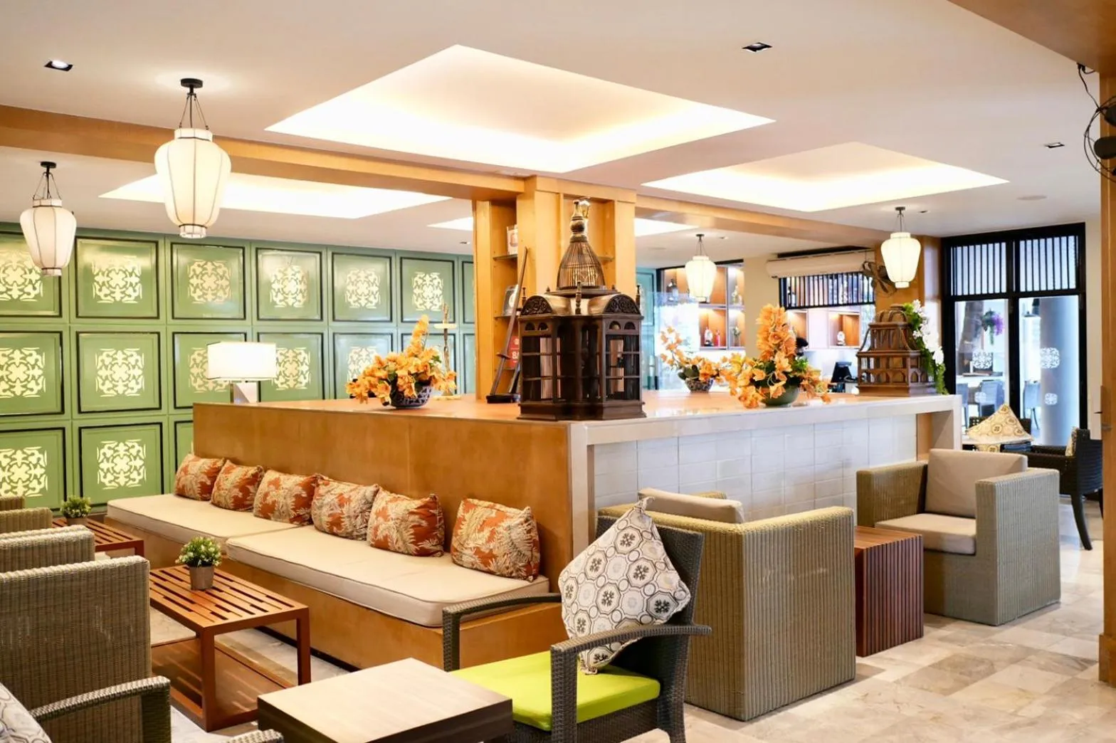 Lobby or reception in Sawaddi Patong Resort & Spa by Tolani