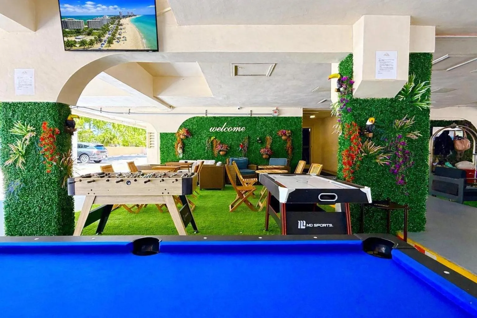 Game Room in Ocean Beach Club