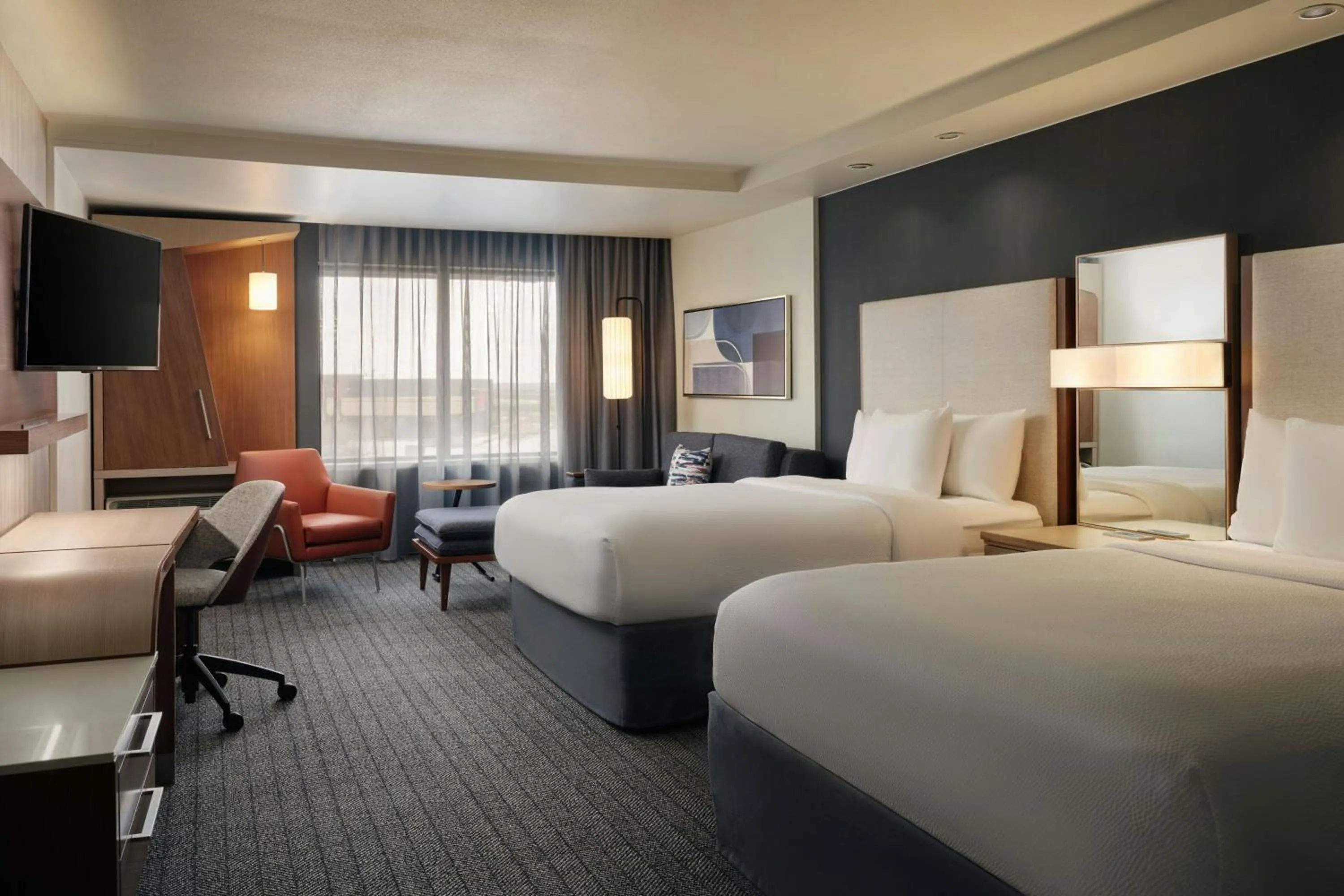 Photo of the whole room, Bed in Courtyard by Marriott Fort Worth Alliance Town Center