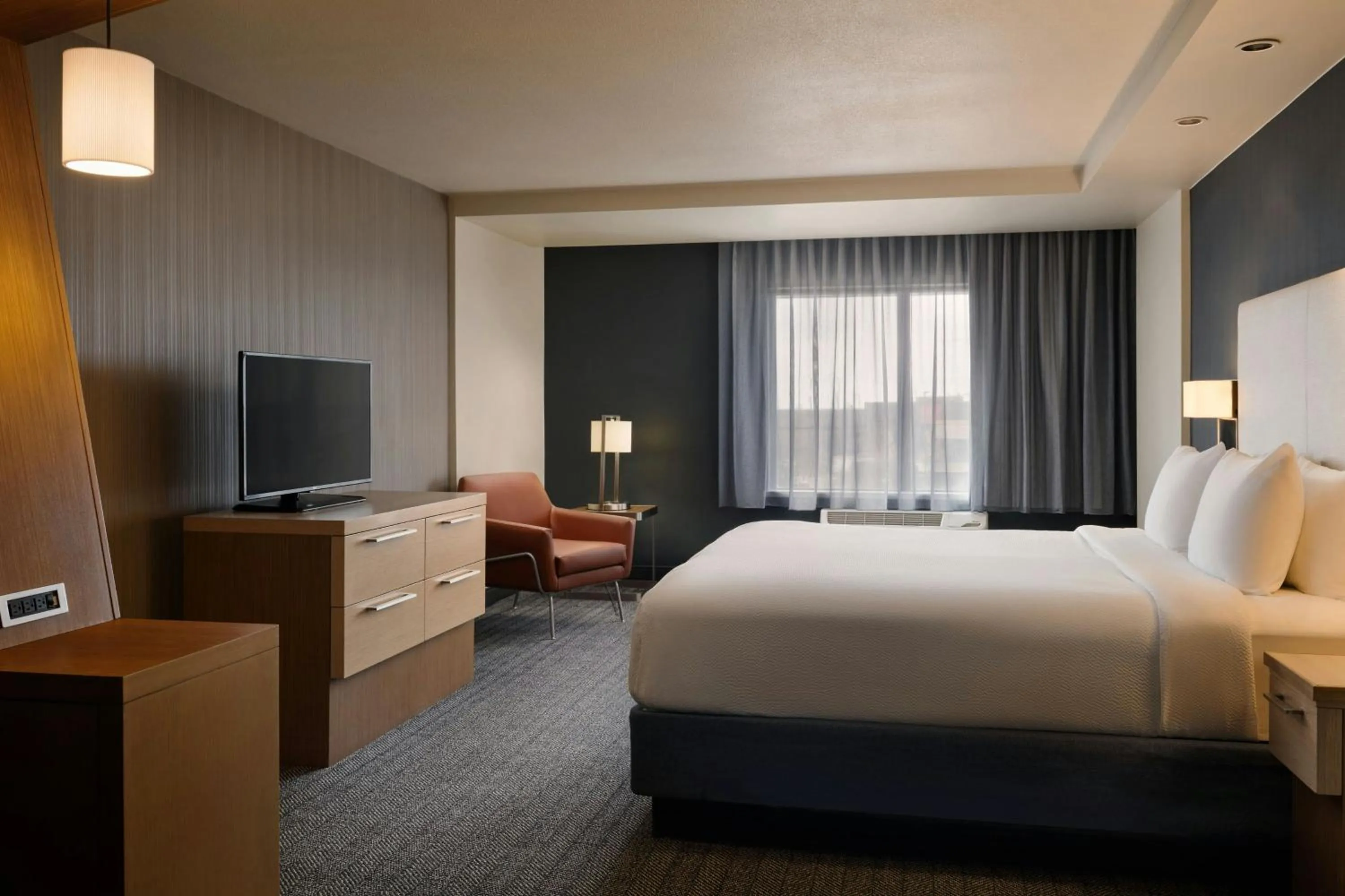 Photo of the whole room, Bed in Courtyard by Marriott Fort Worth Alliance Town Center
