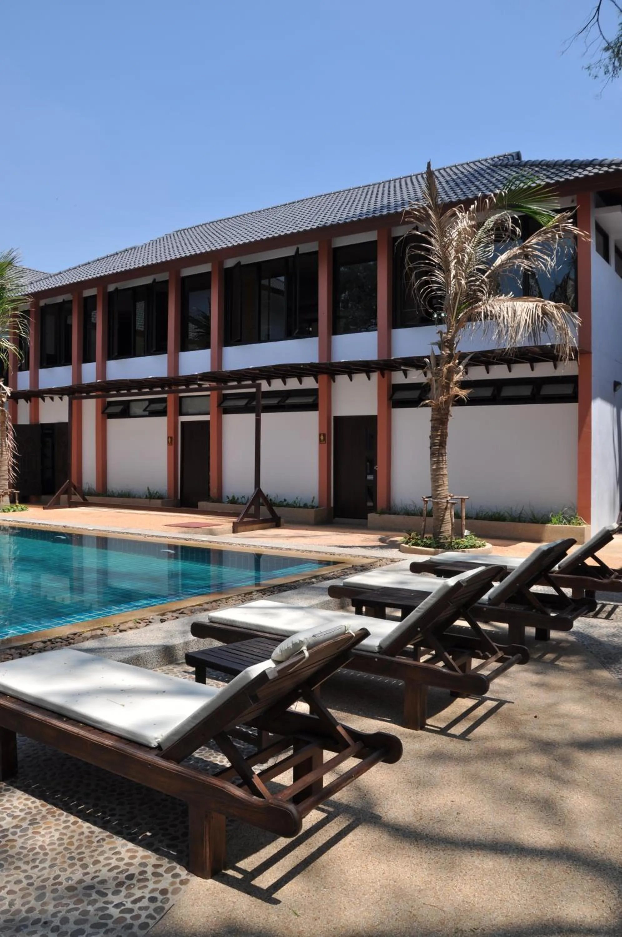 Pool view in Monsane River Kwai Resort