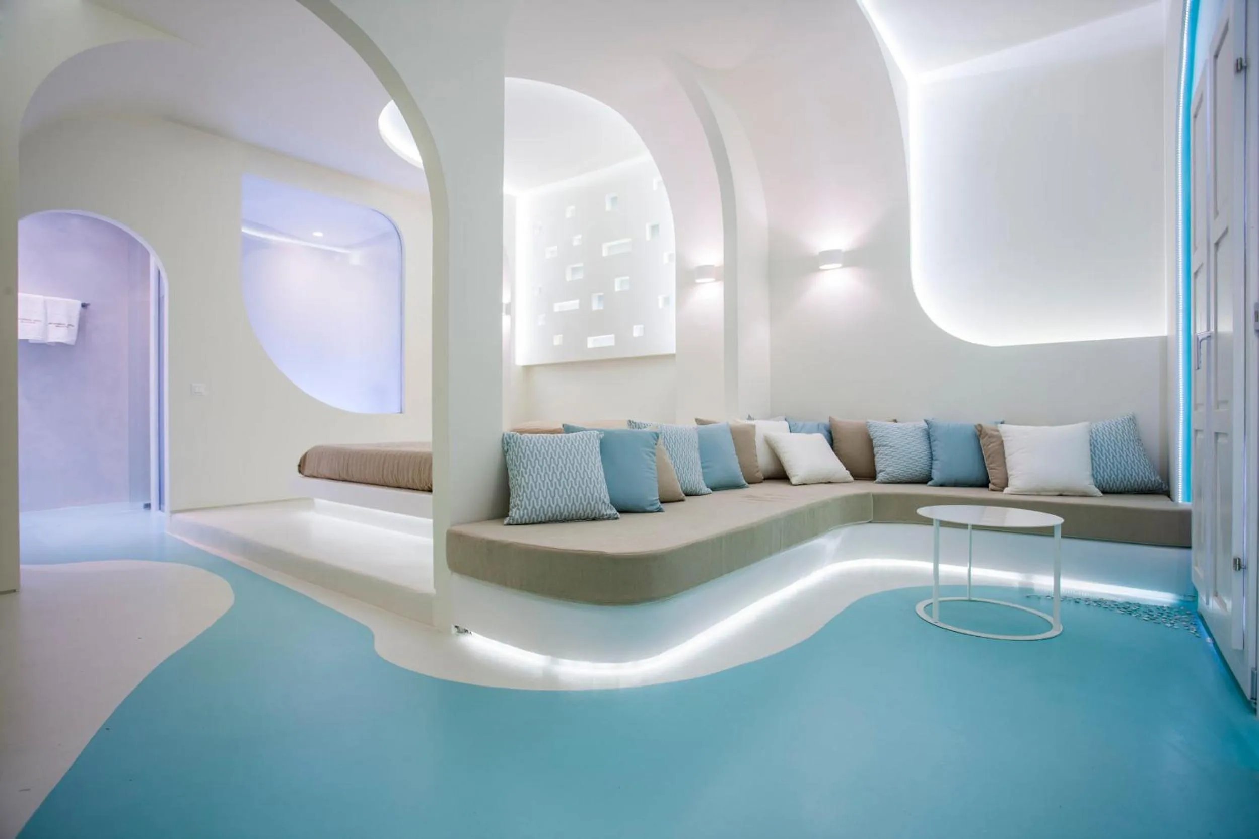 Living room in Andronikos Santorini