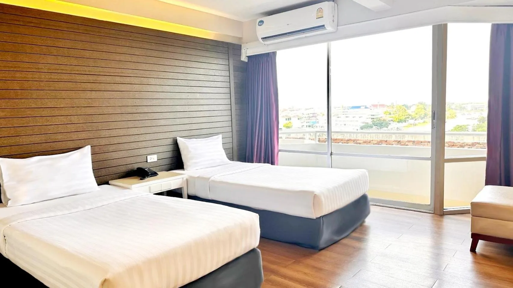 View (from property/room), Bed in Ayothaya Riverside Hotel