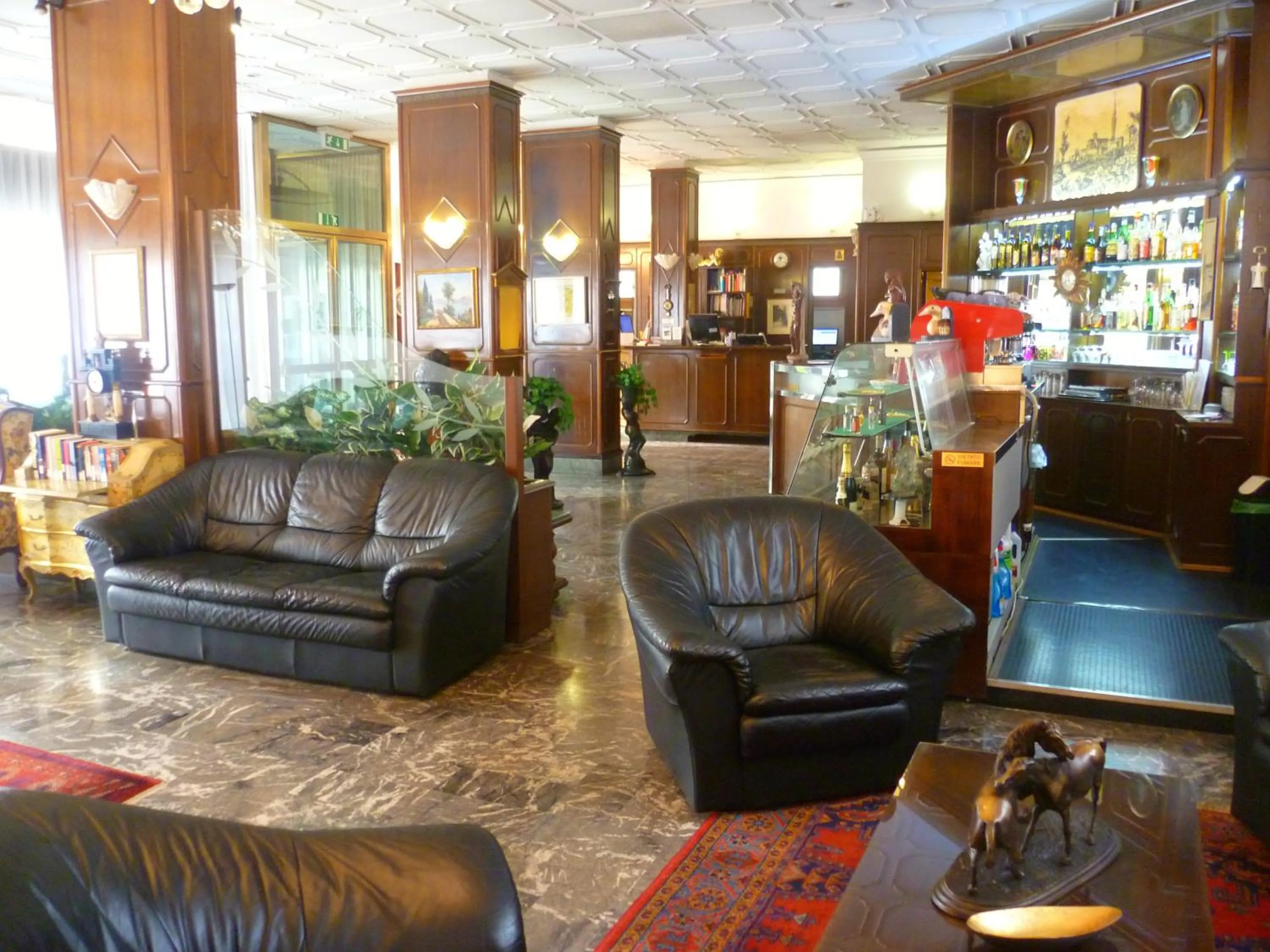 Lobby or reception in Hotel Minerva