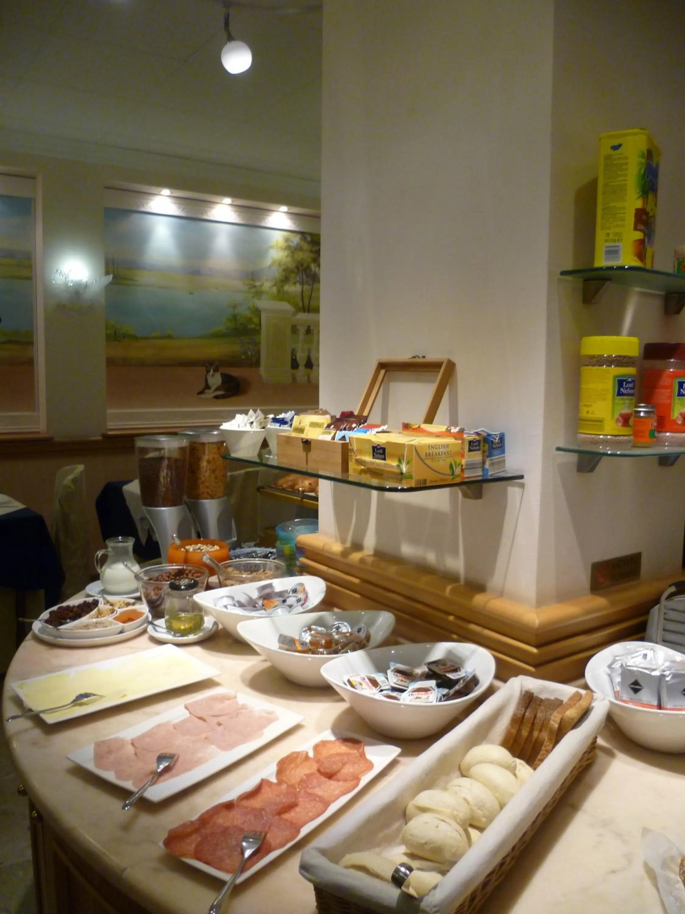 Buffet breakfast in Hotel Minerva