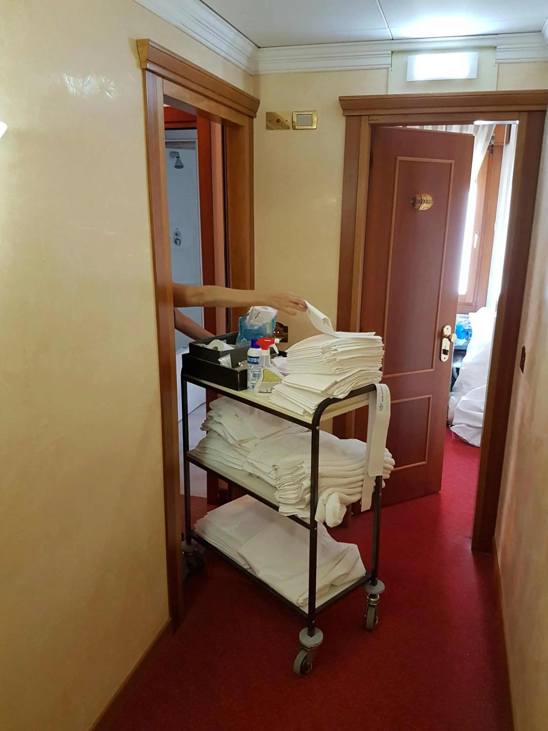 On site in Hotel Minerva