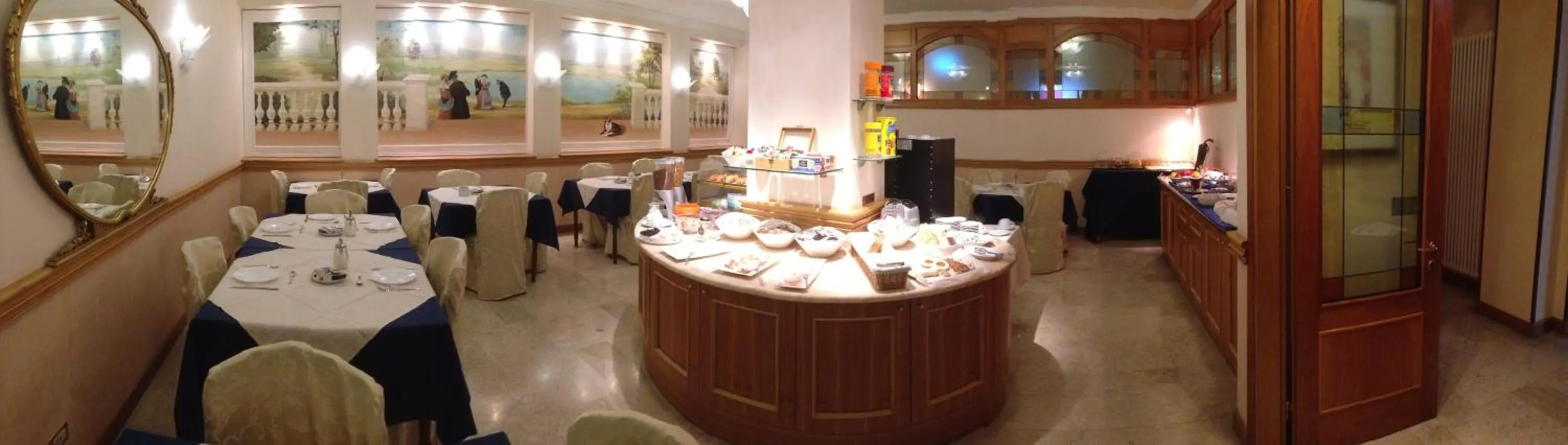 Buffet breakfast in Hotel Minerva