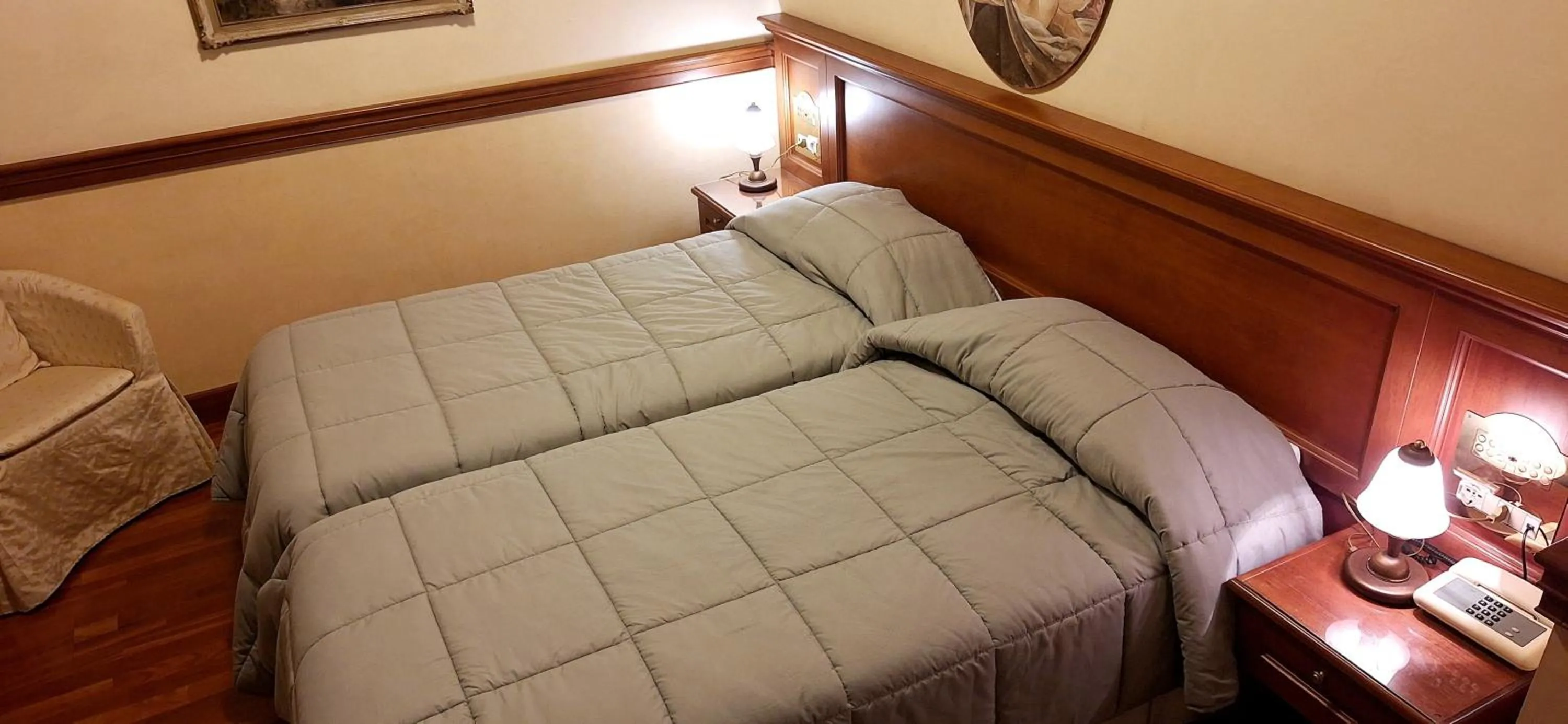 Bedroom, Bed in Hotel Minerva