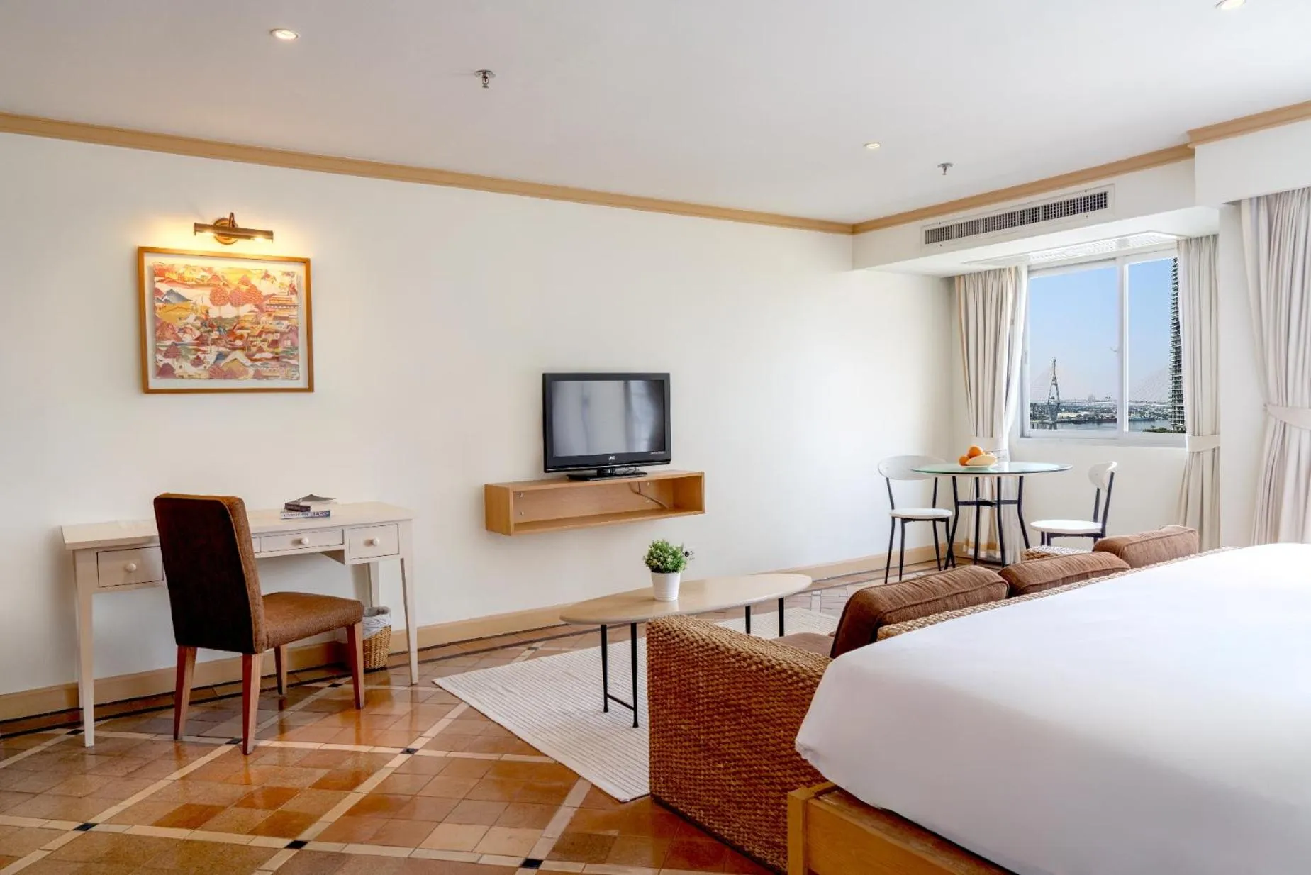 Bed in Riverfront Bangkok