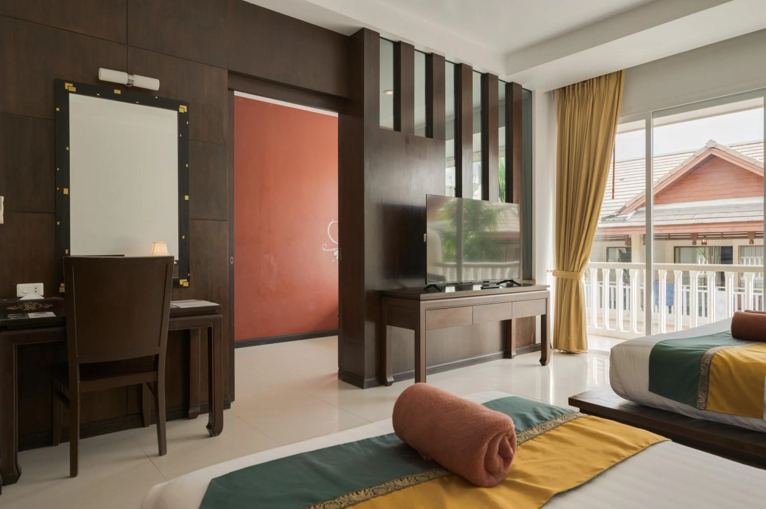 Bedroom, Bed in Baan Karonburi Resort