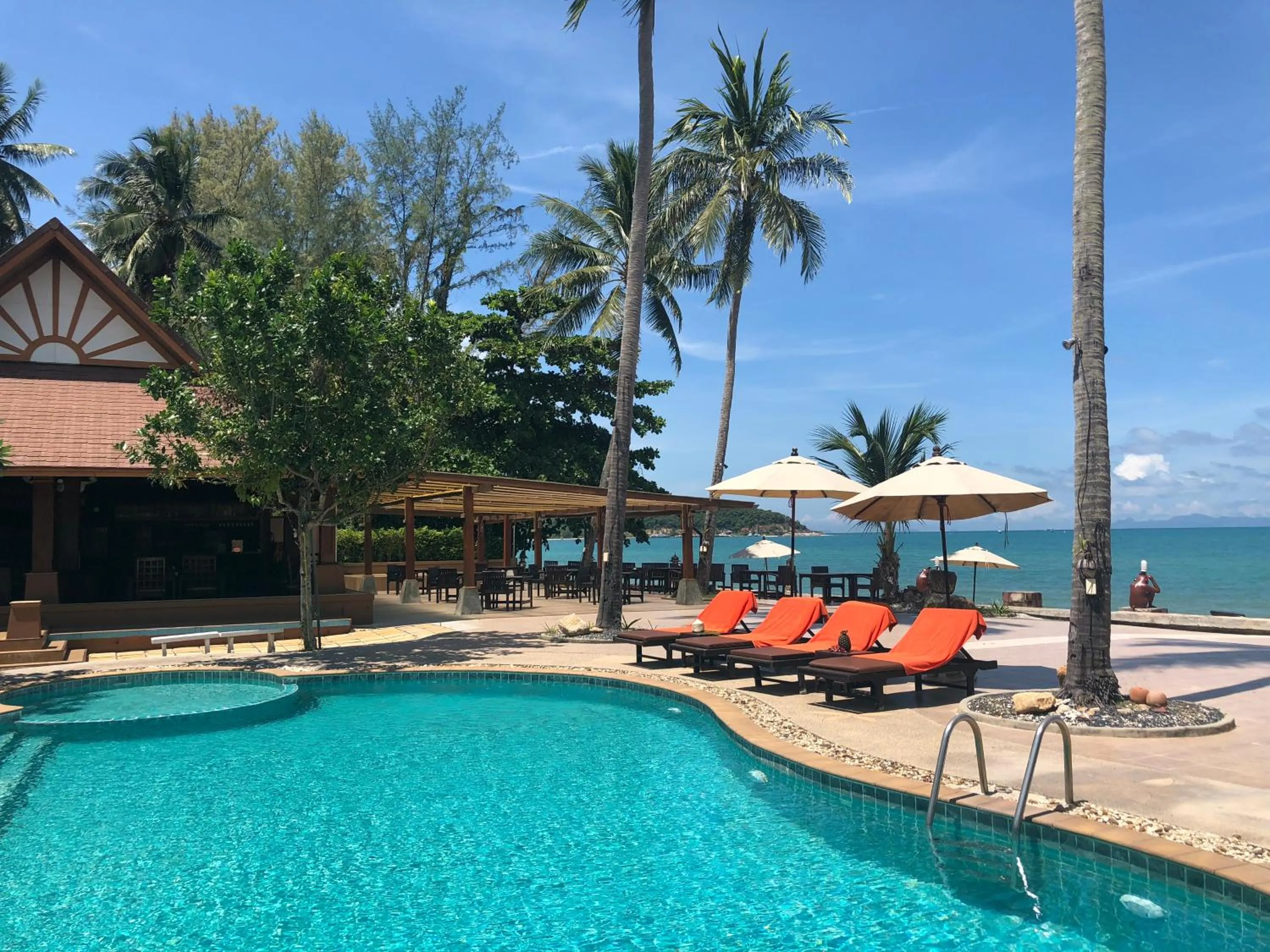 Pool view in Kanok Buri Resort