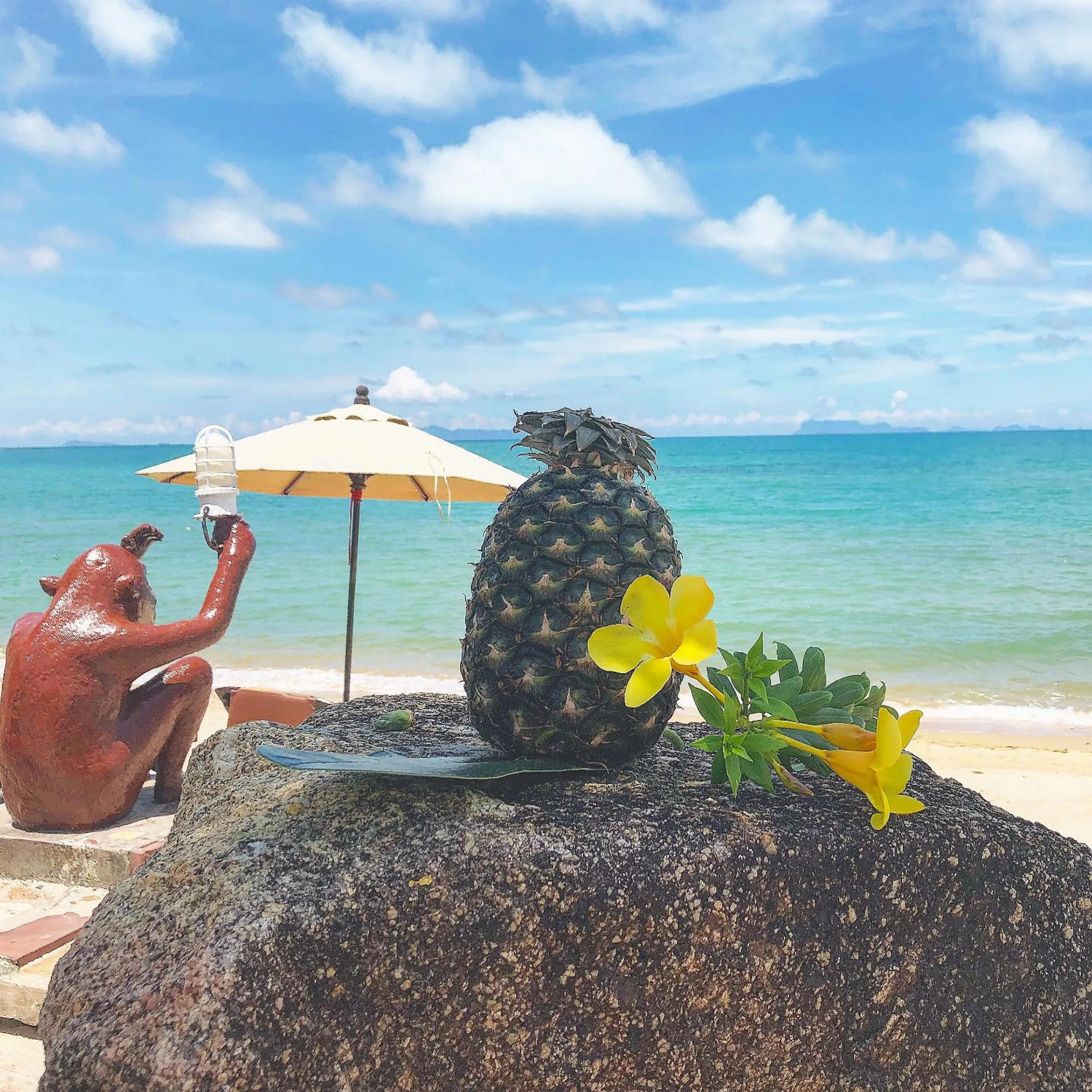 Beach in Kanok Buri Resort
