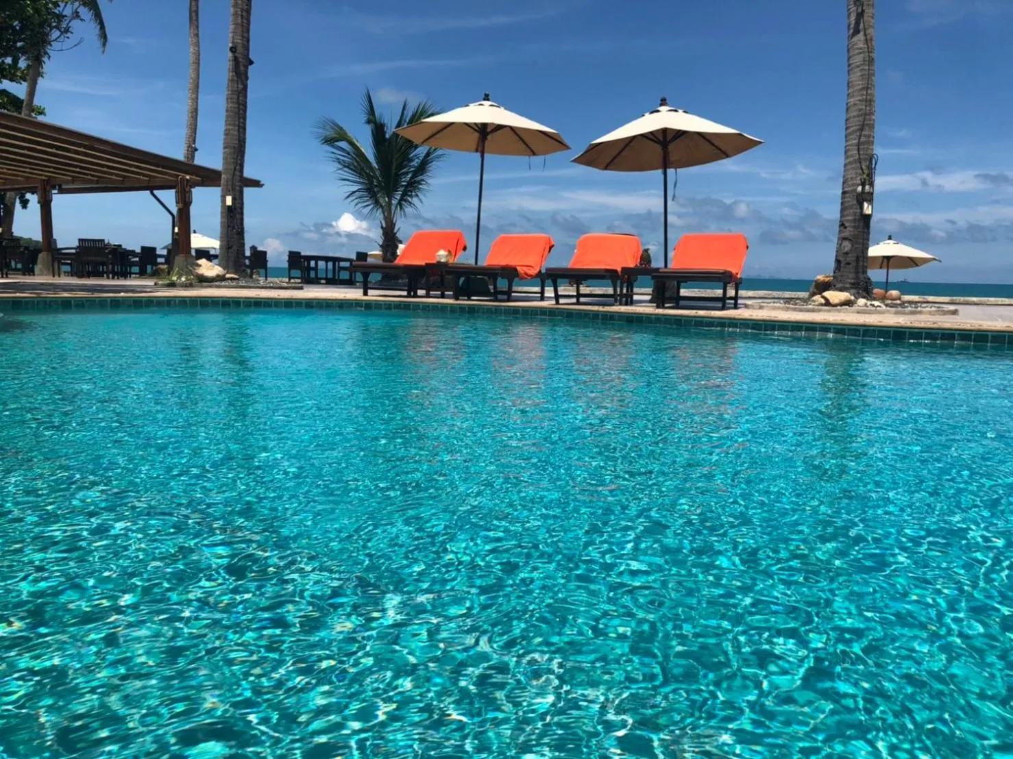 Pool view in Kanok Buri Resort