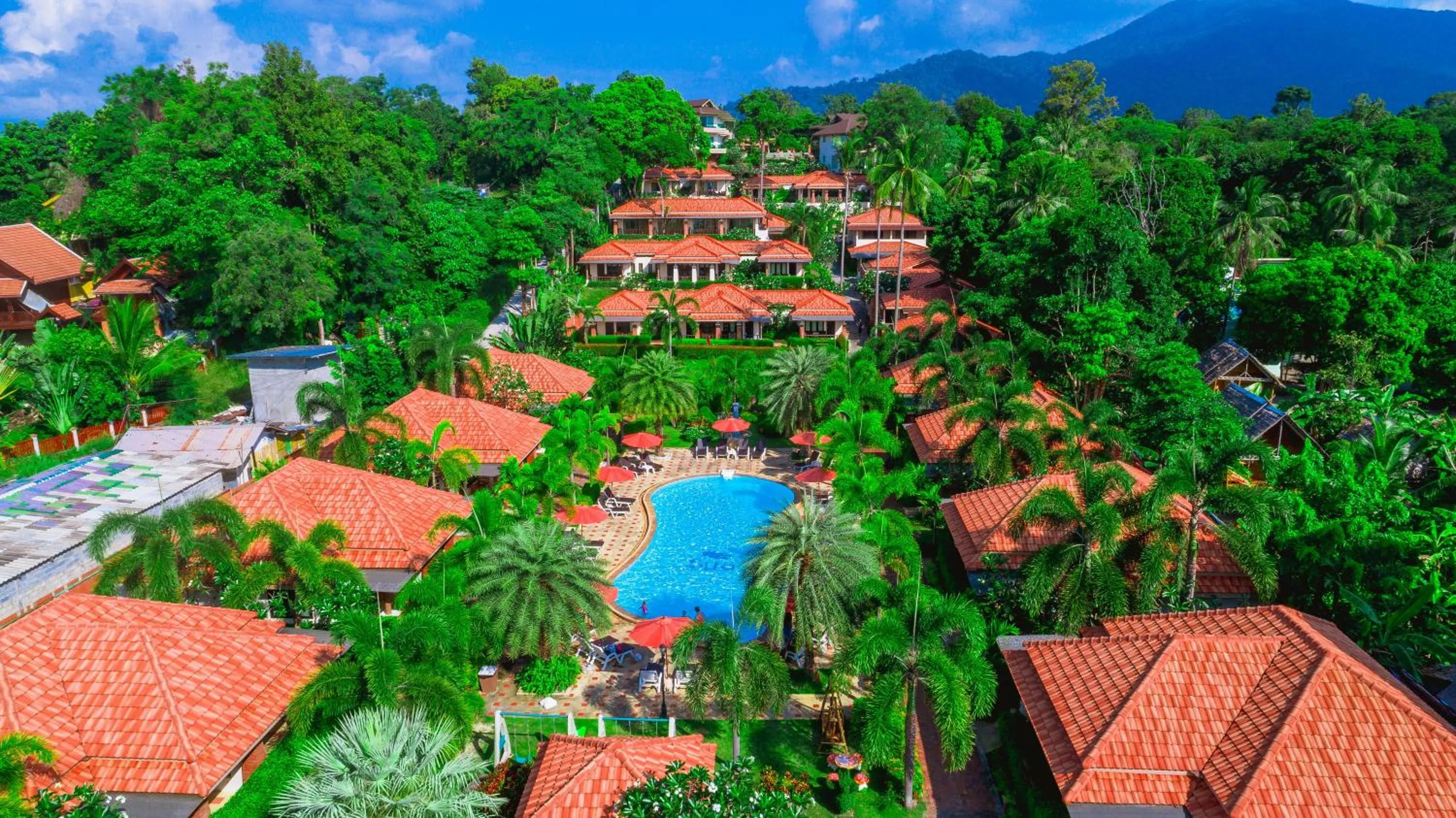 Bird's eye view in Sita Beach Resort