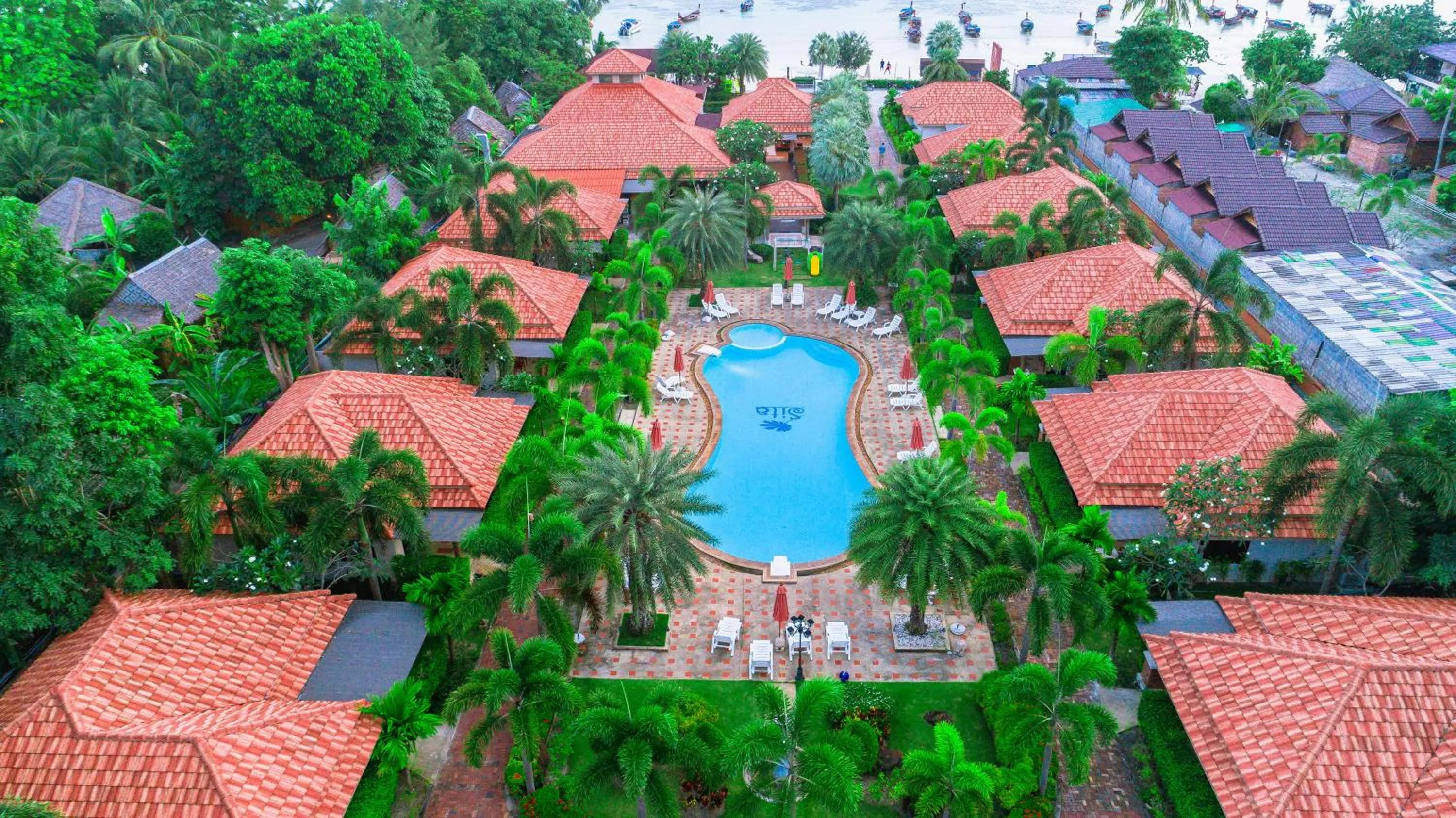 Bird's eye view in Sita Beach Resort