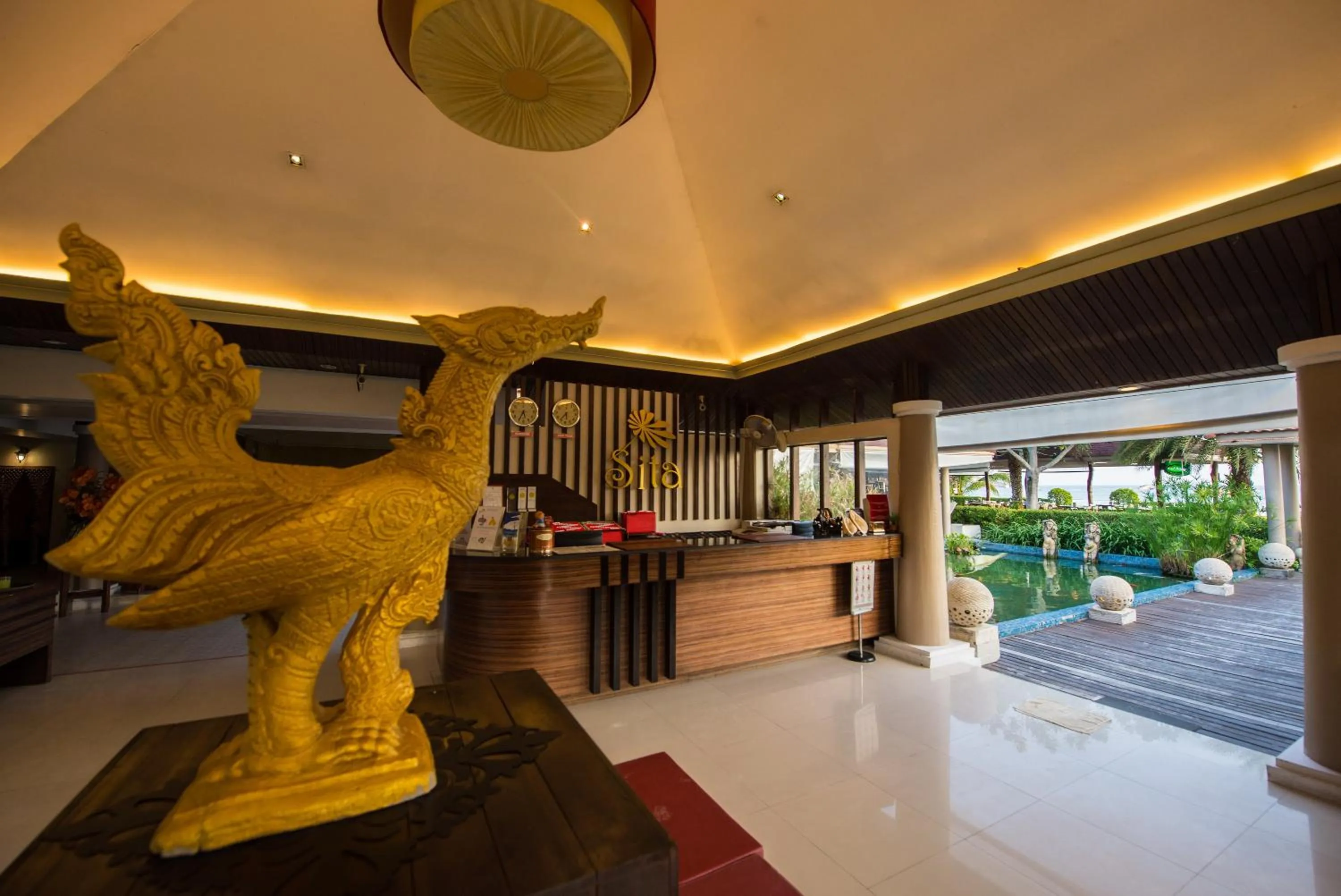 Lobby or reception in Sita Beach Resort