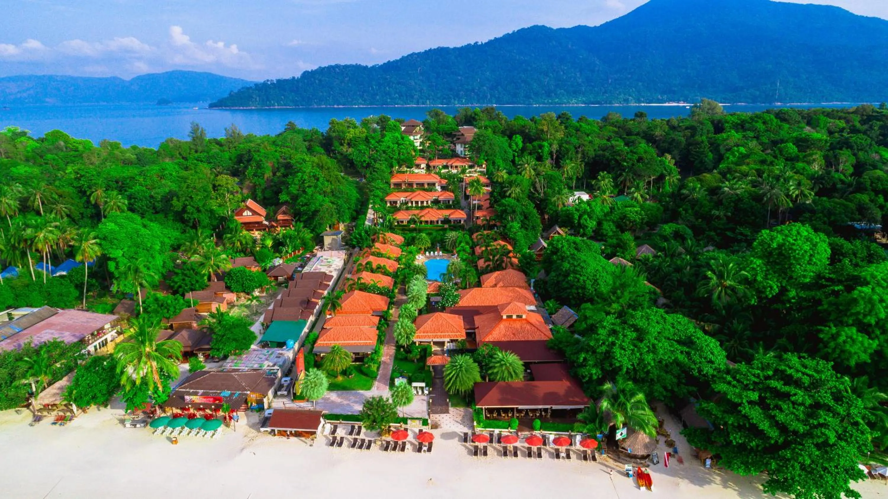 Bird's eye view in Sita Beach Resort